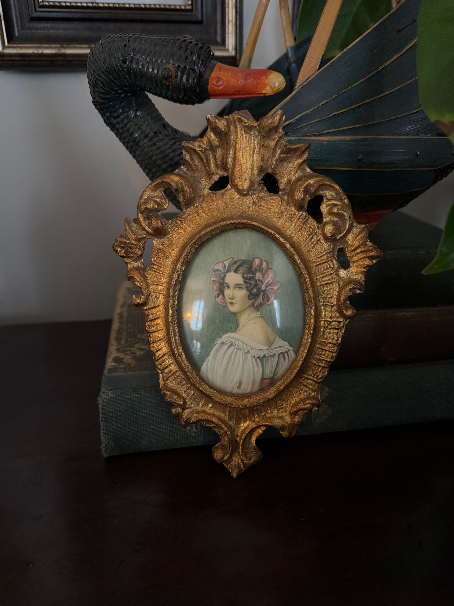 Woman with Bows Italian Artwork