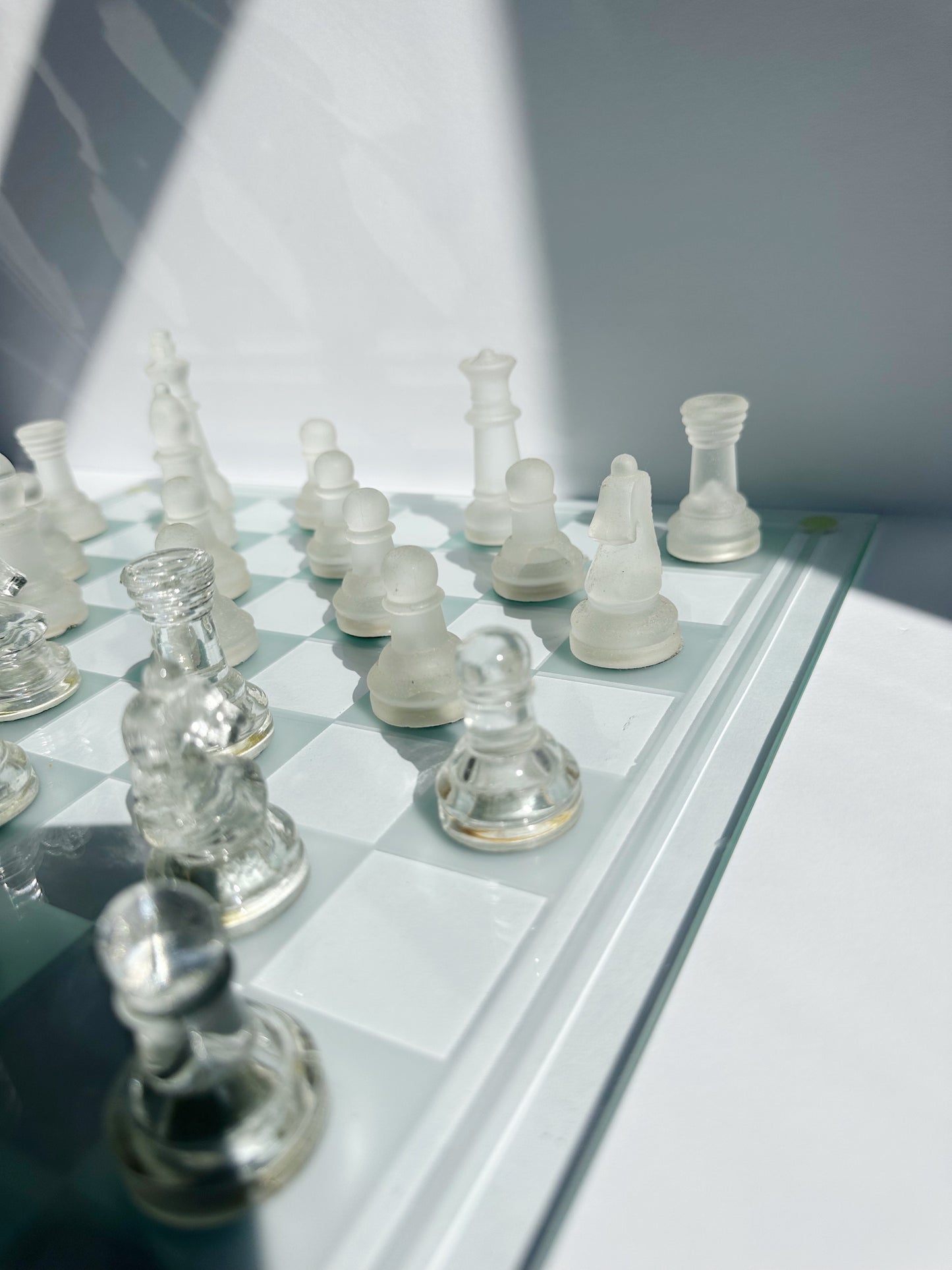 Glass Chess Set