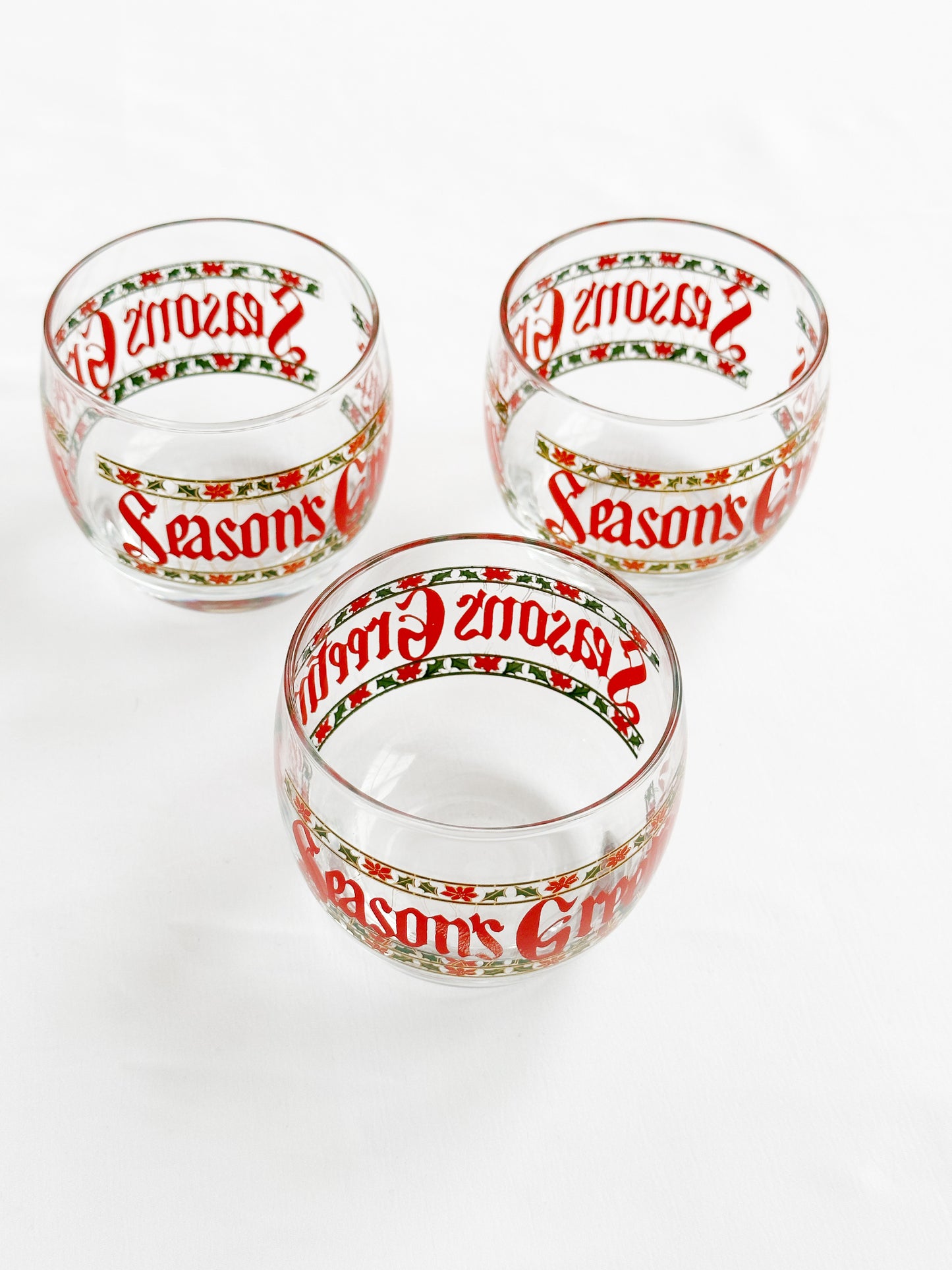 Seasons Greetings Glasses