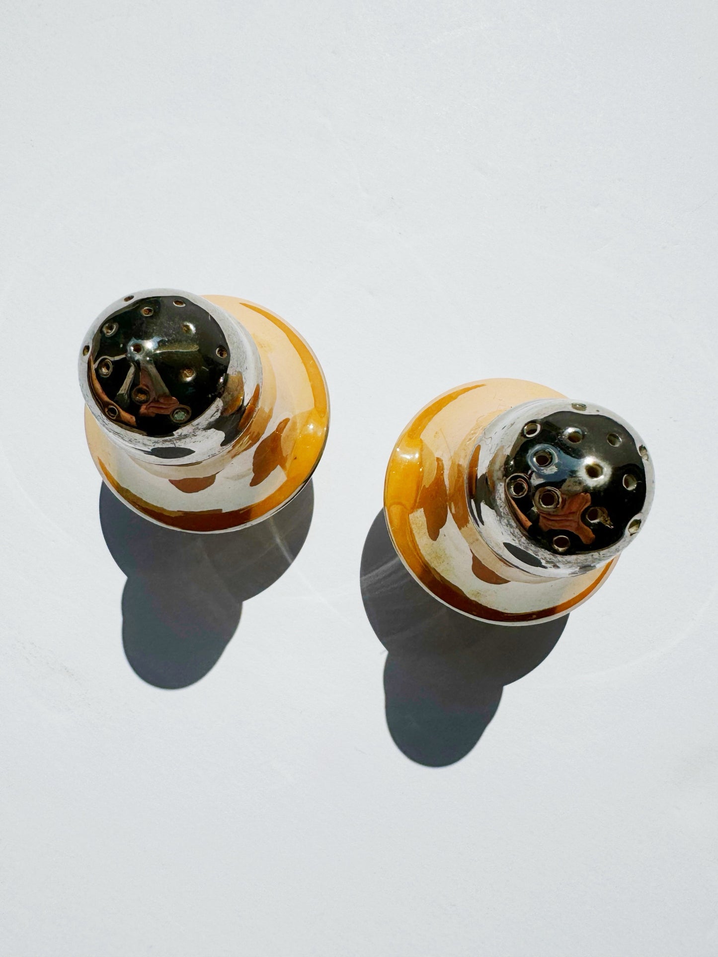 Orange Salt & Pepper Shakers