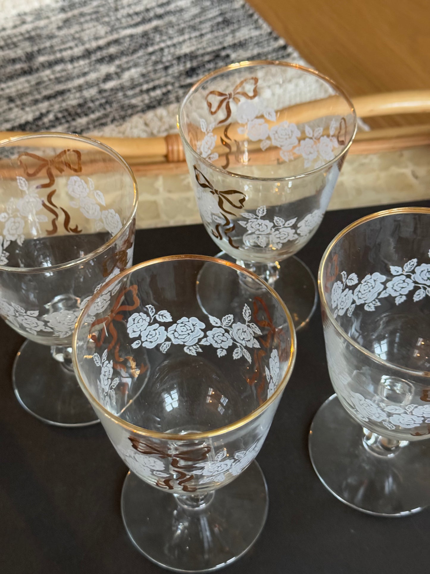 Rose & Bow Glassware