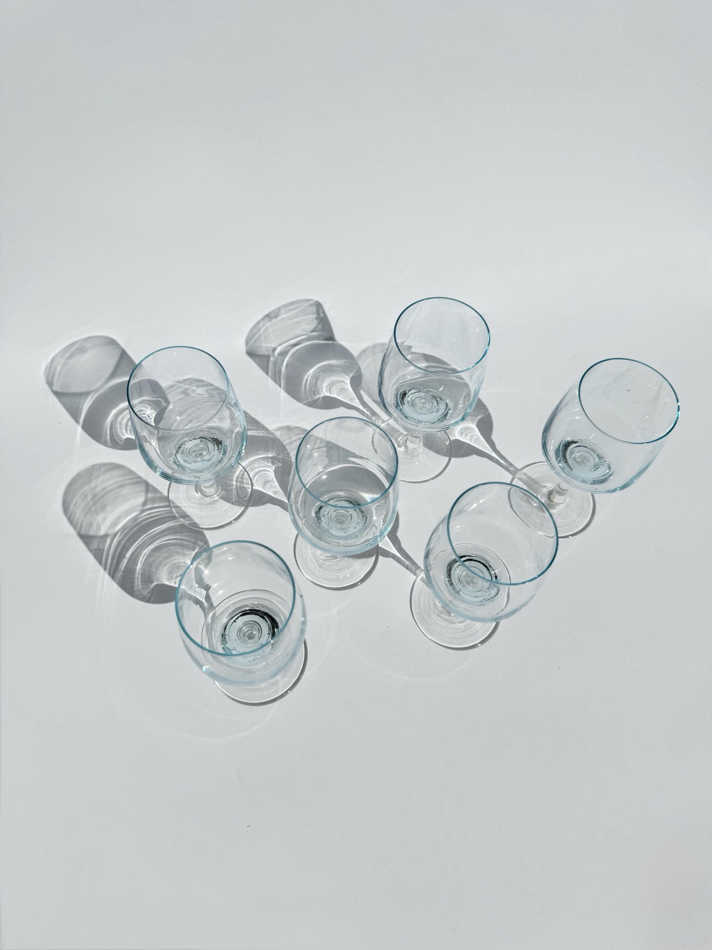 Blue Stemware