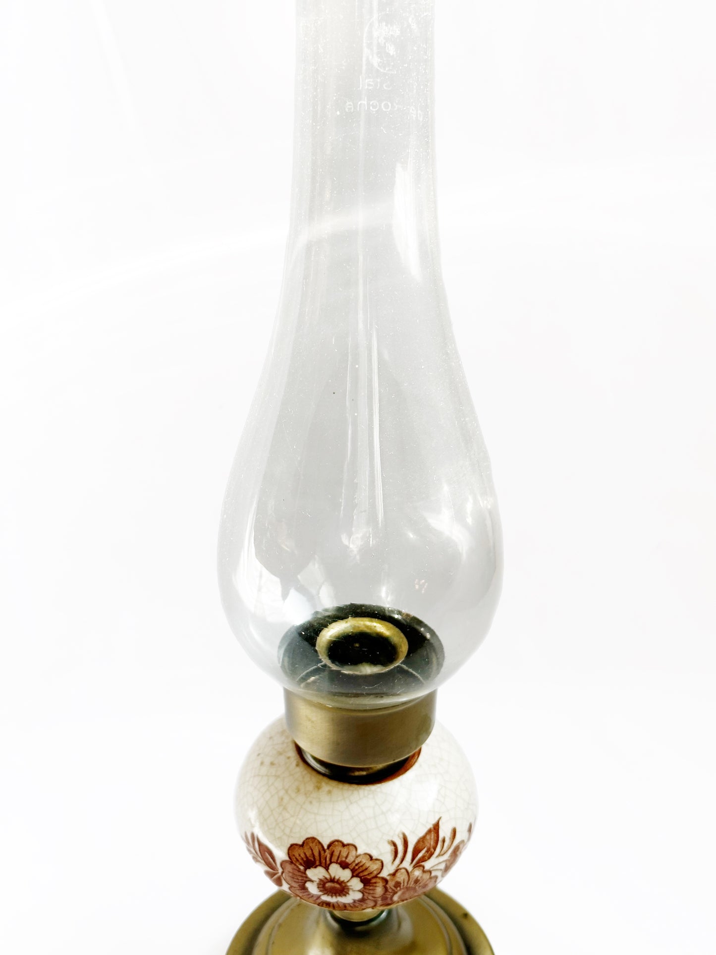 Glass & Metal Candle Holder
