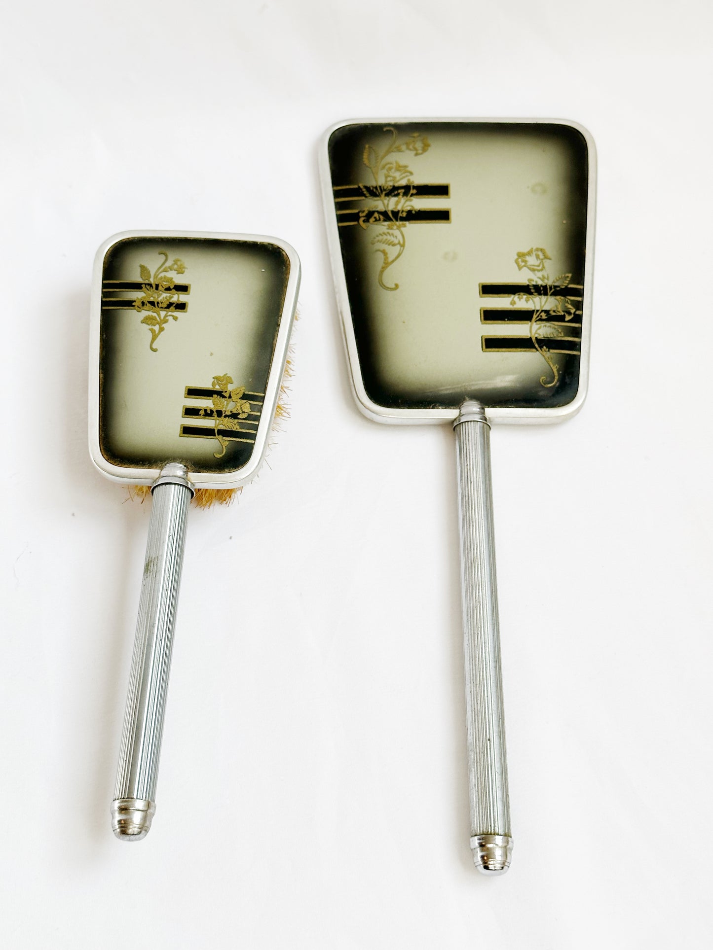 Handheld Mirror & Brush
