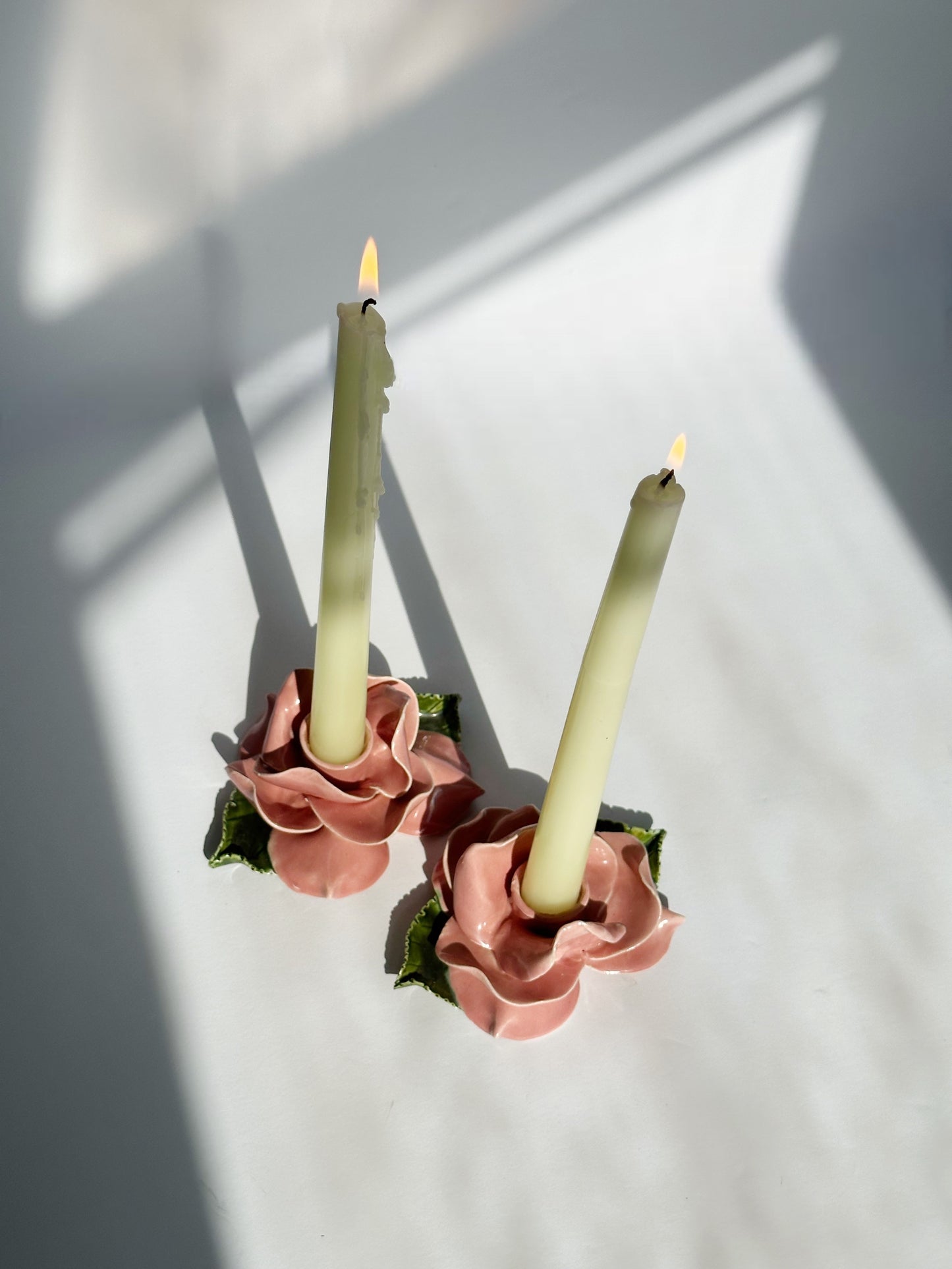Rose Candle Holders