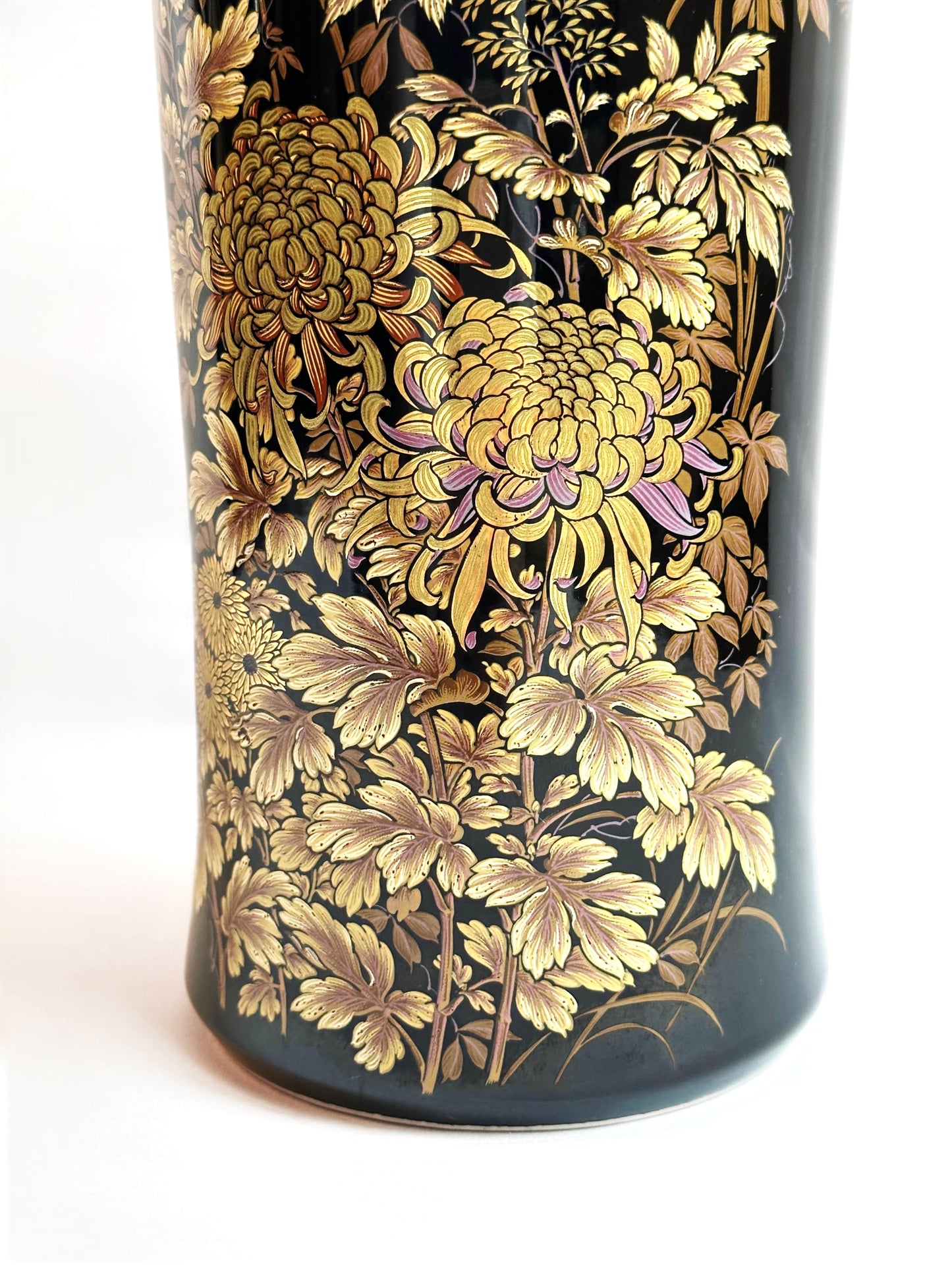 Black Floral Vase