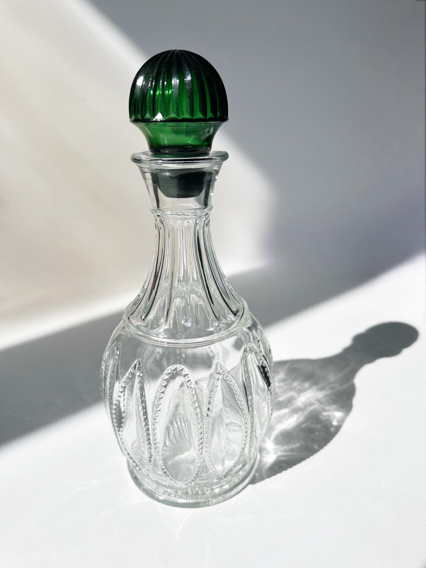 Green Lidded Decanter
