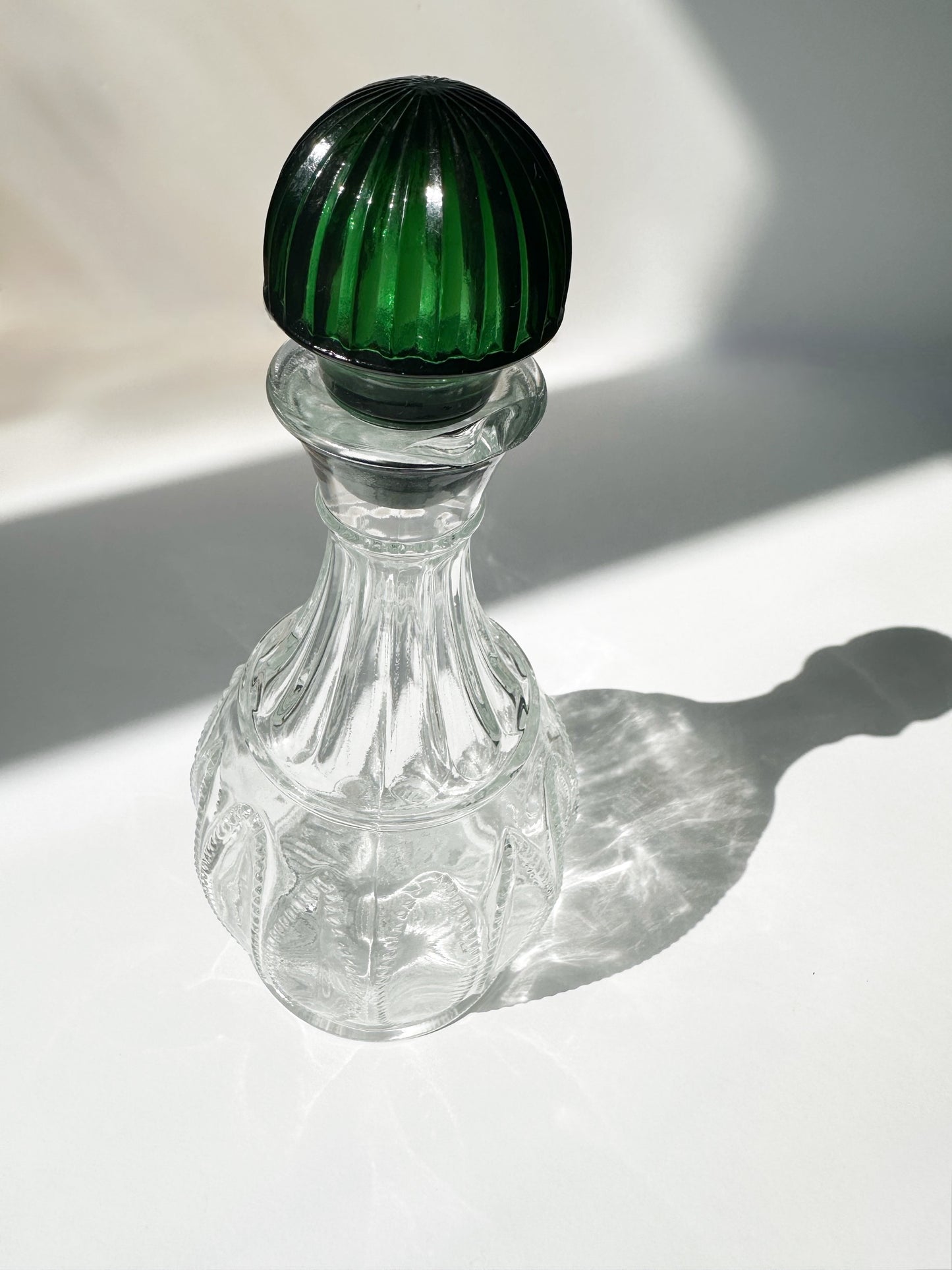 Green Lidded Decanter