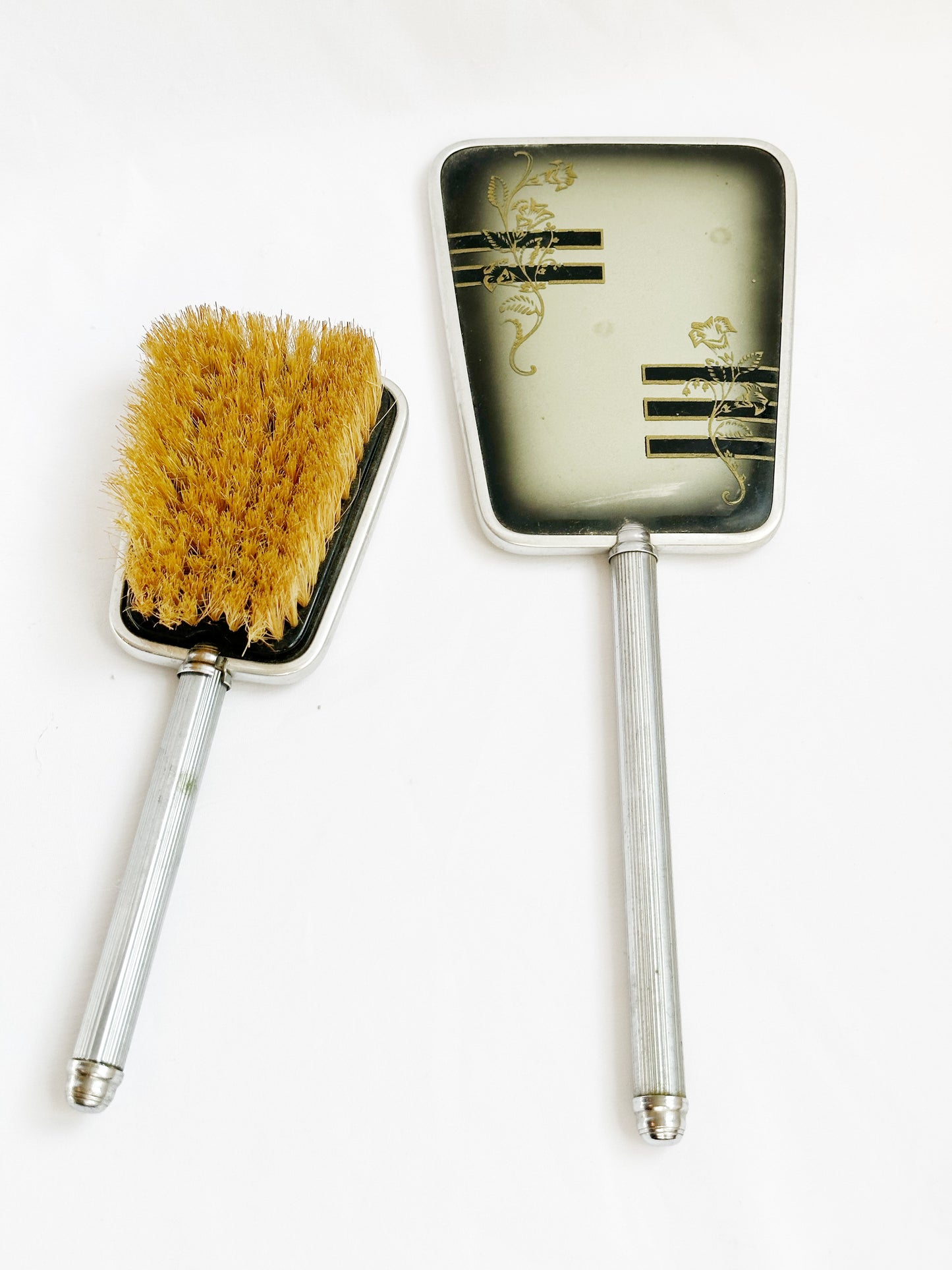 Handheld Mirror & Brush