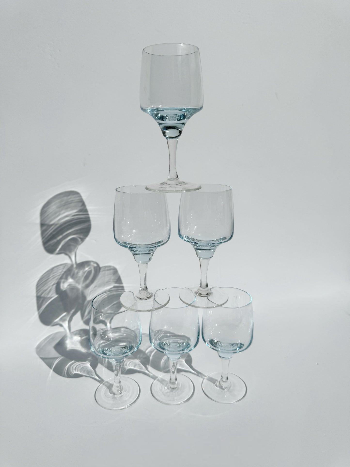 Blue Stemware
