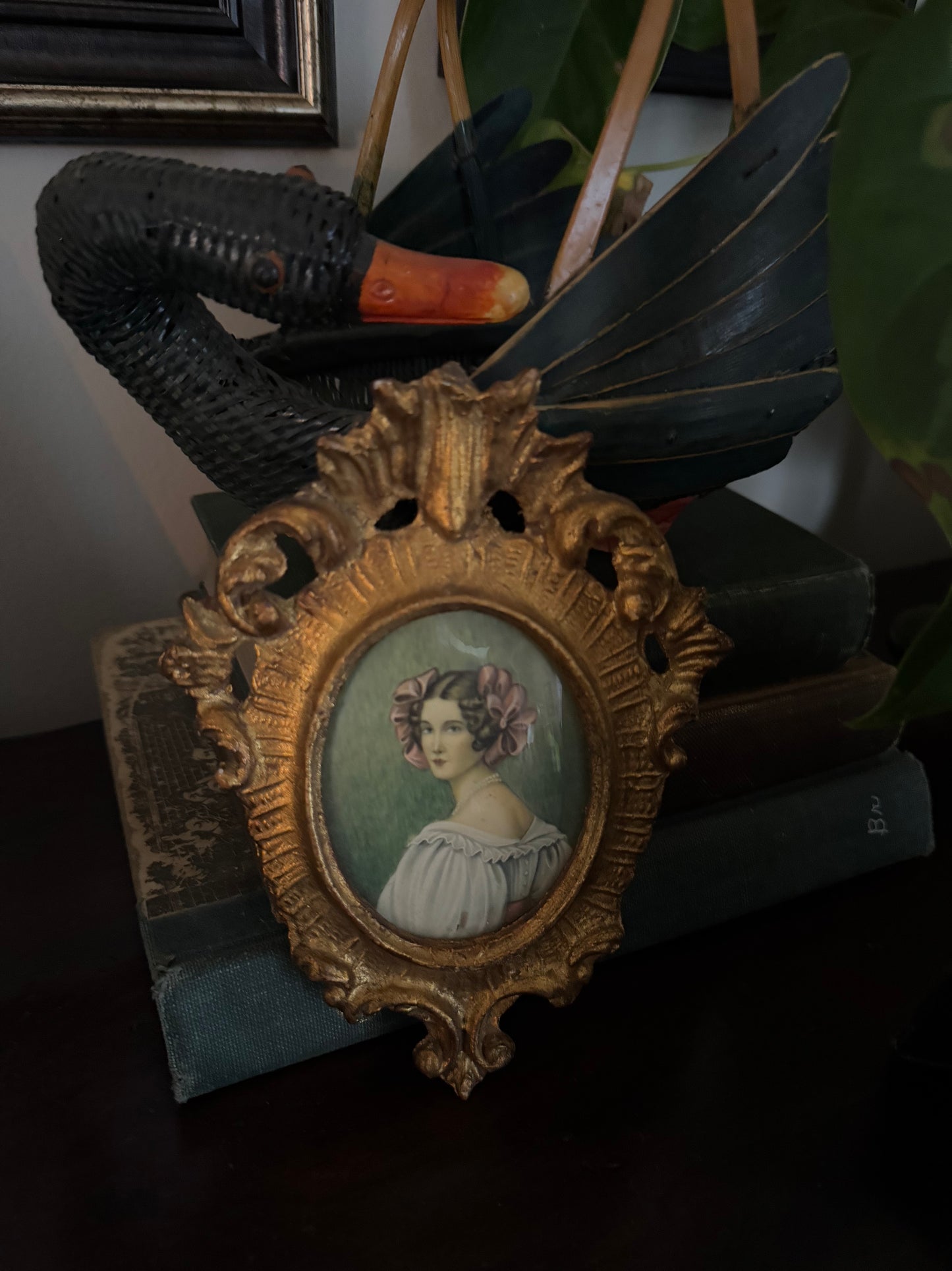 Woman with Bows Italian Artwork