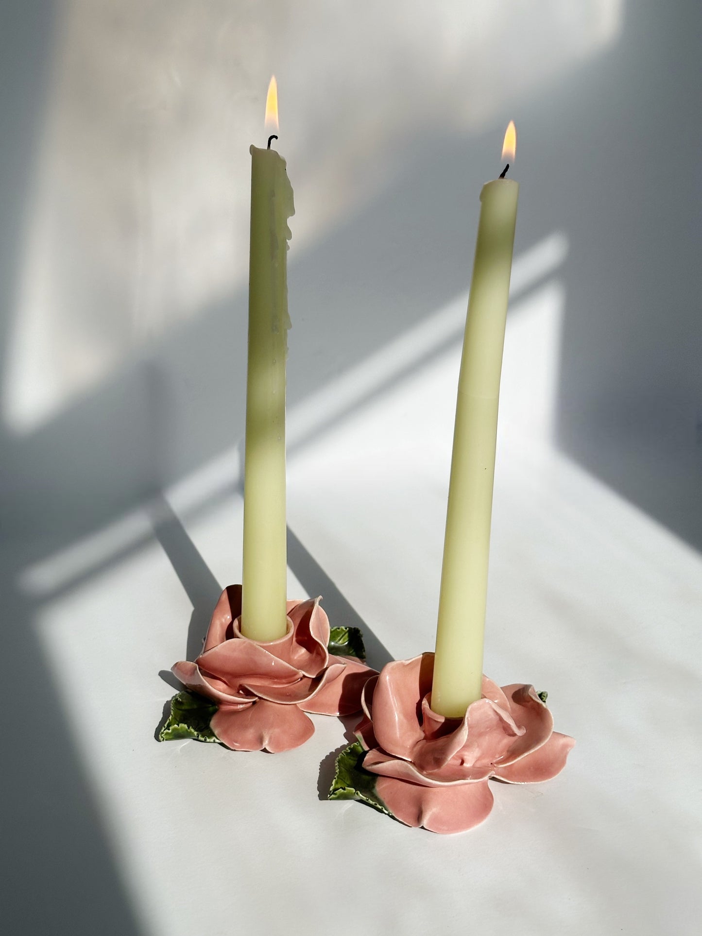 Rose Candle Holders
