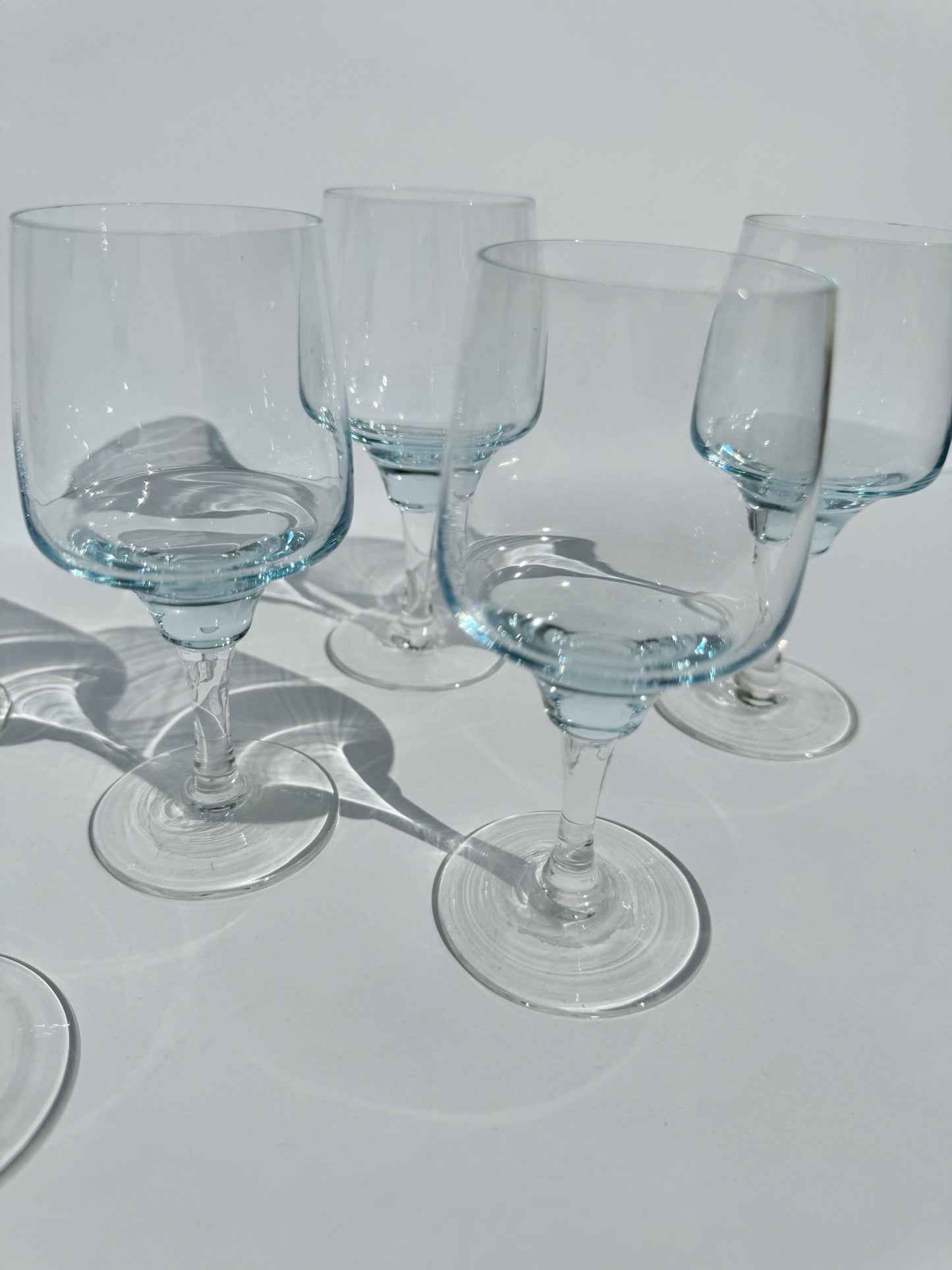 Blue Stemware