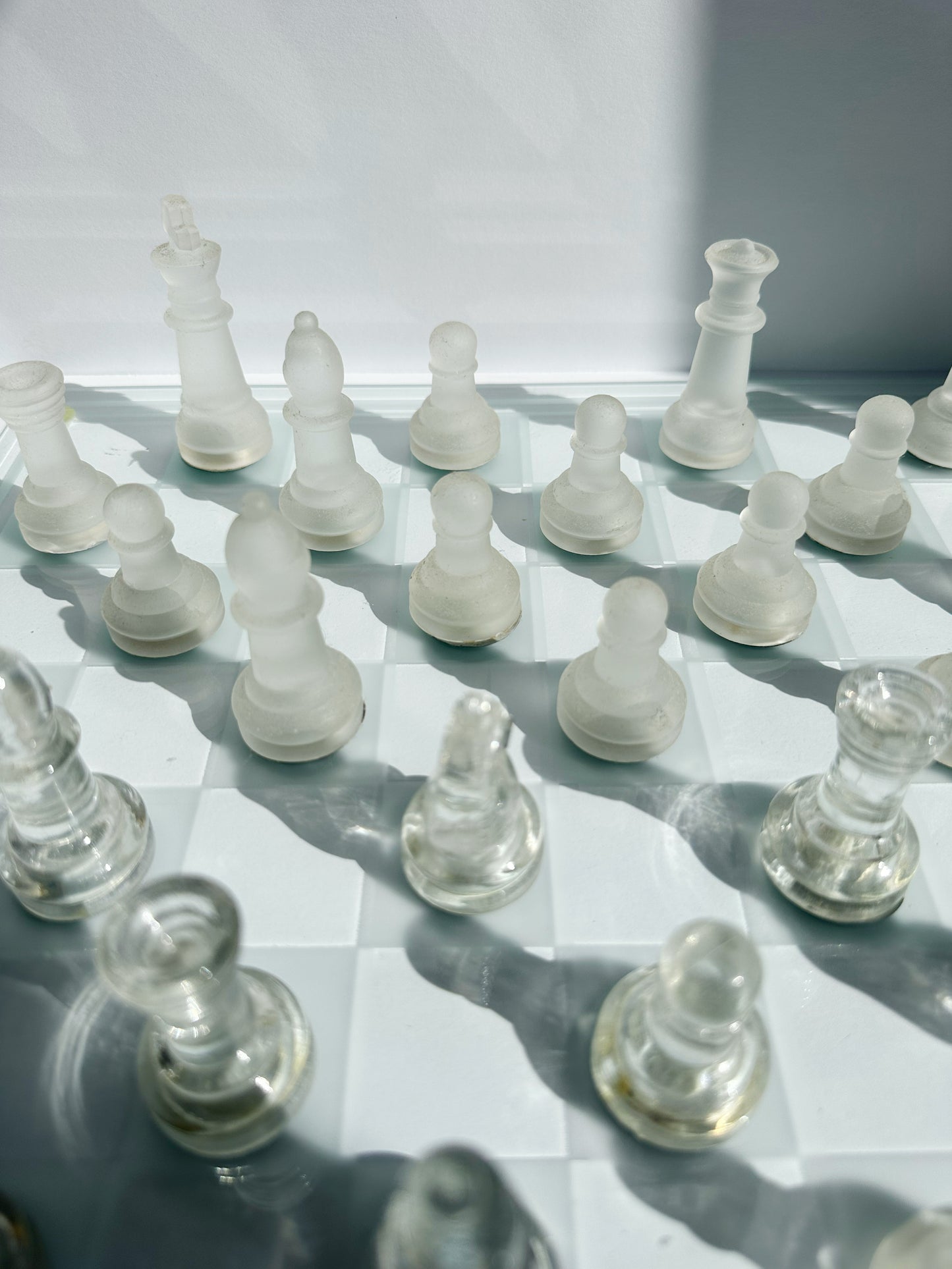 Glass Chess Set