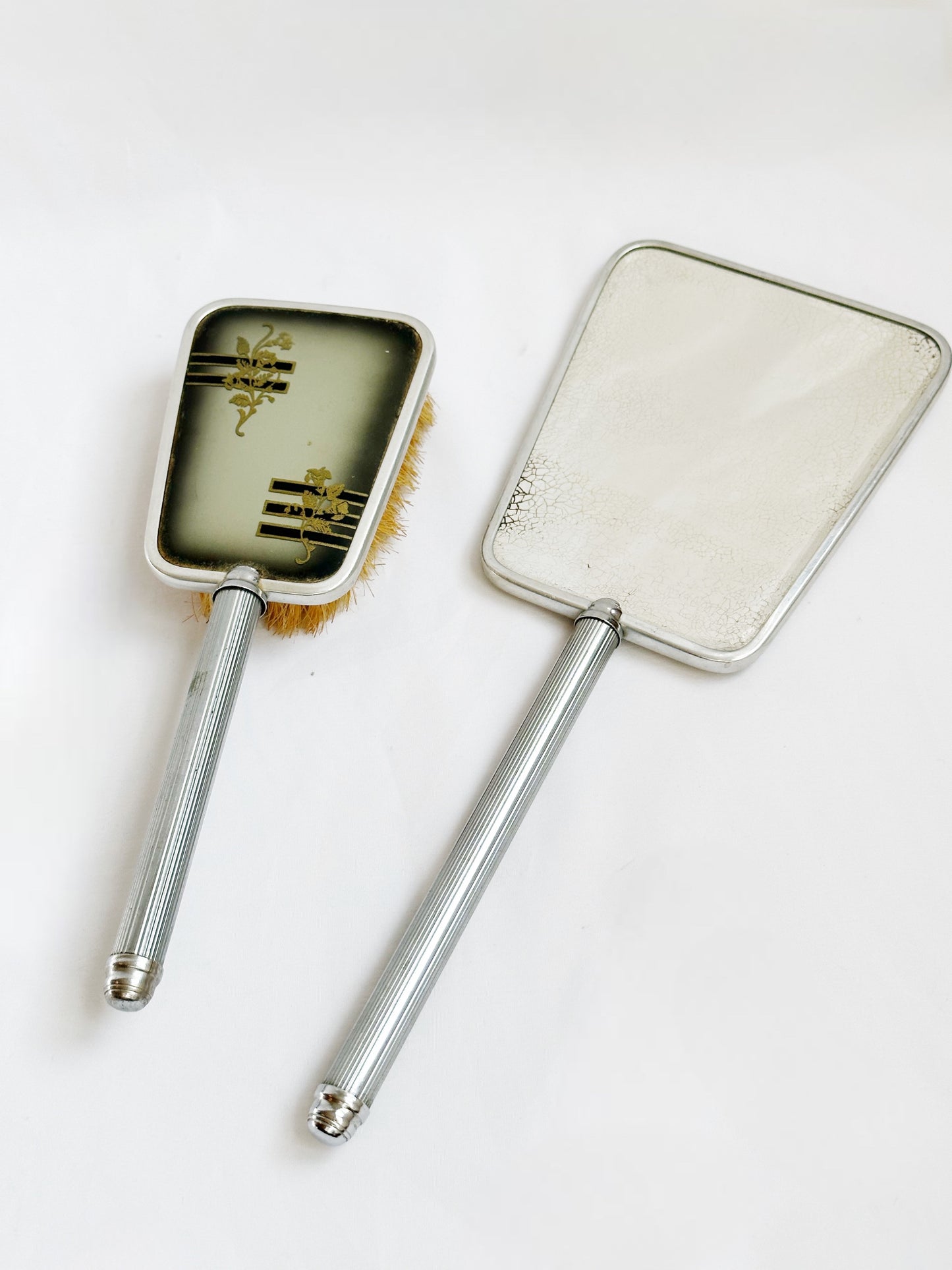 Handheld Mirror & Brush