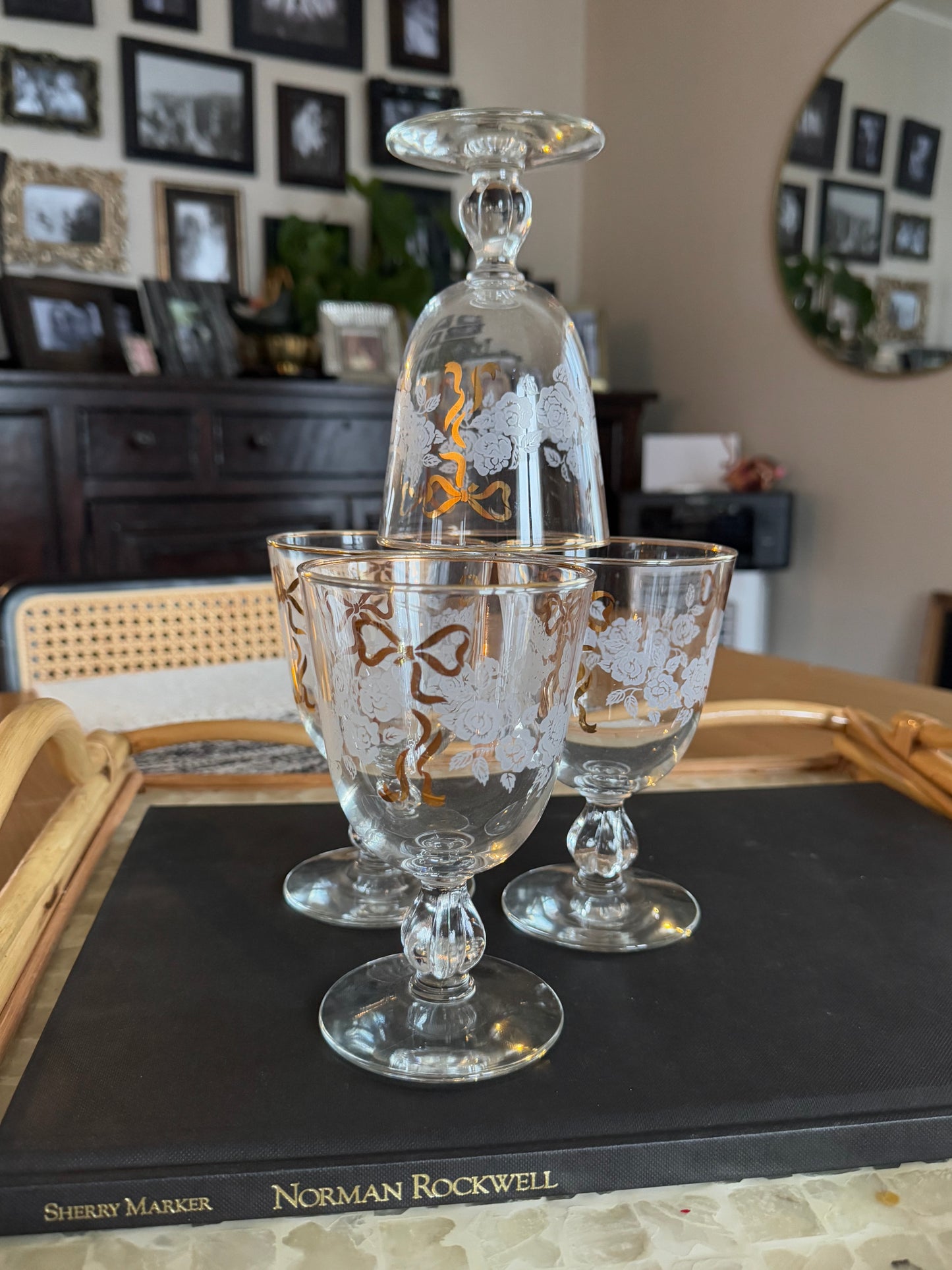 Rose & Bow Glassware