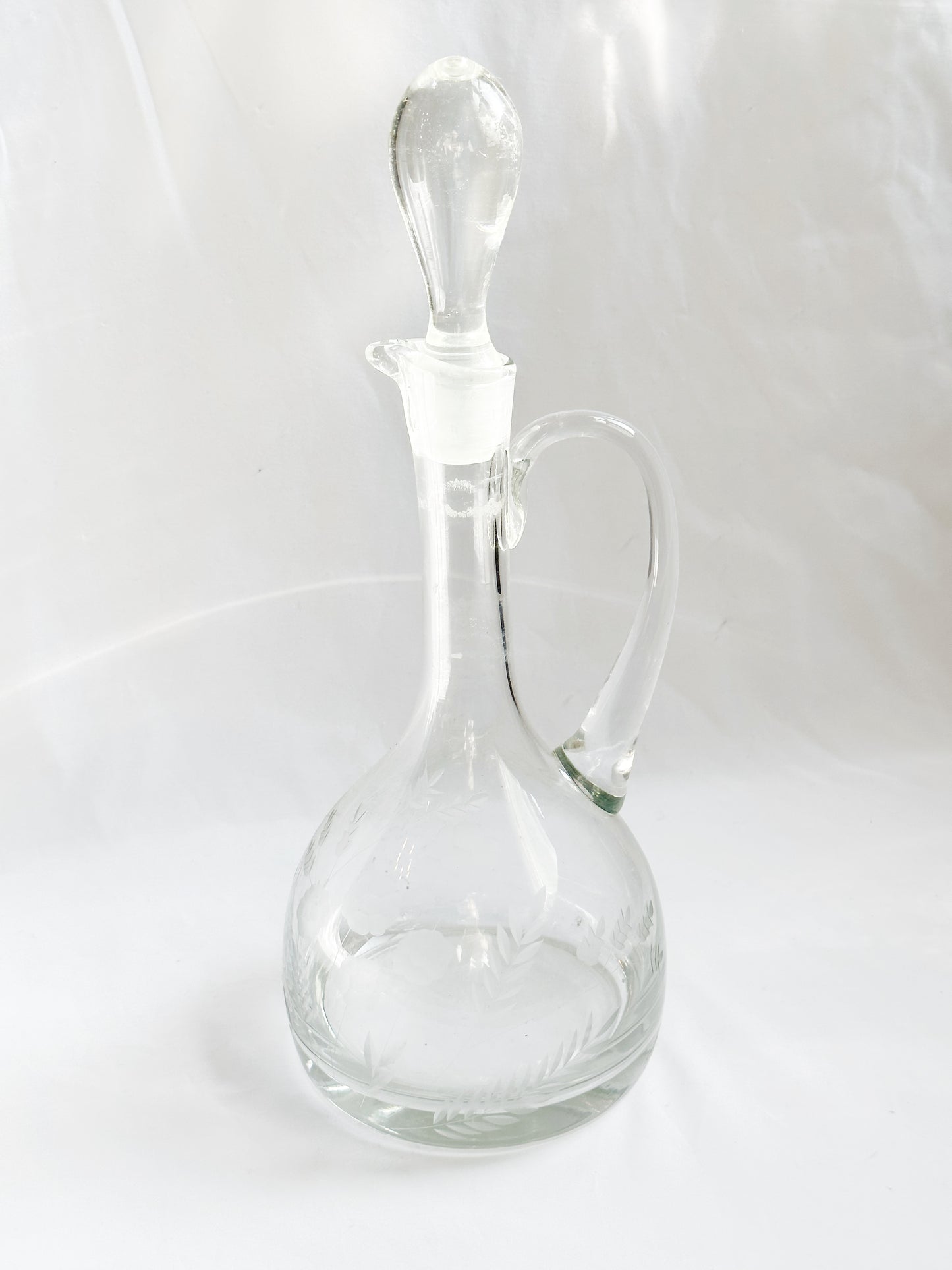 Glass Decanter & Stem Set