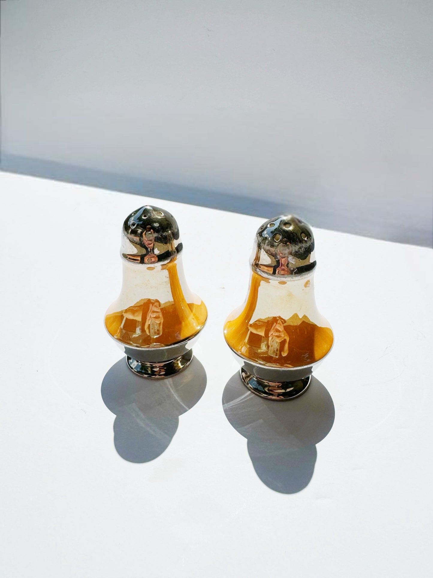 Orange Salt & Pepper Shakers