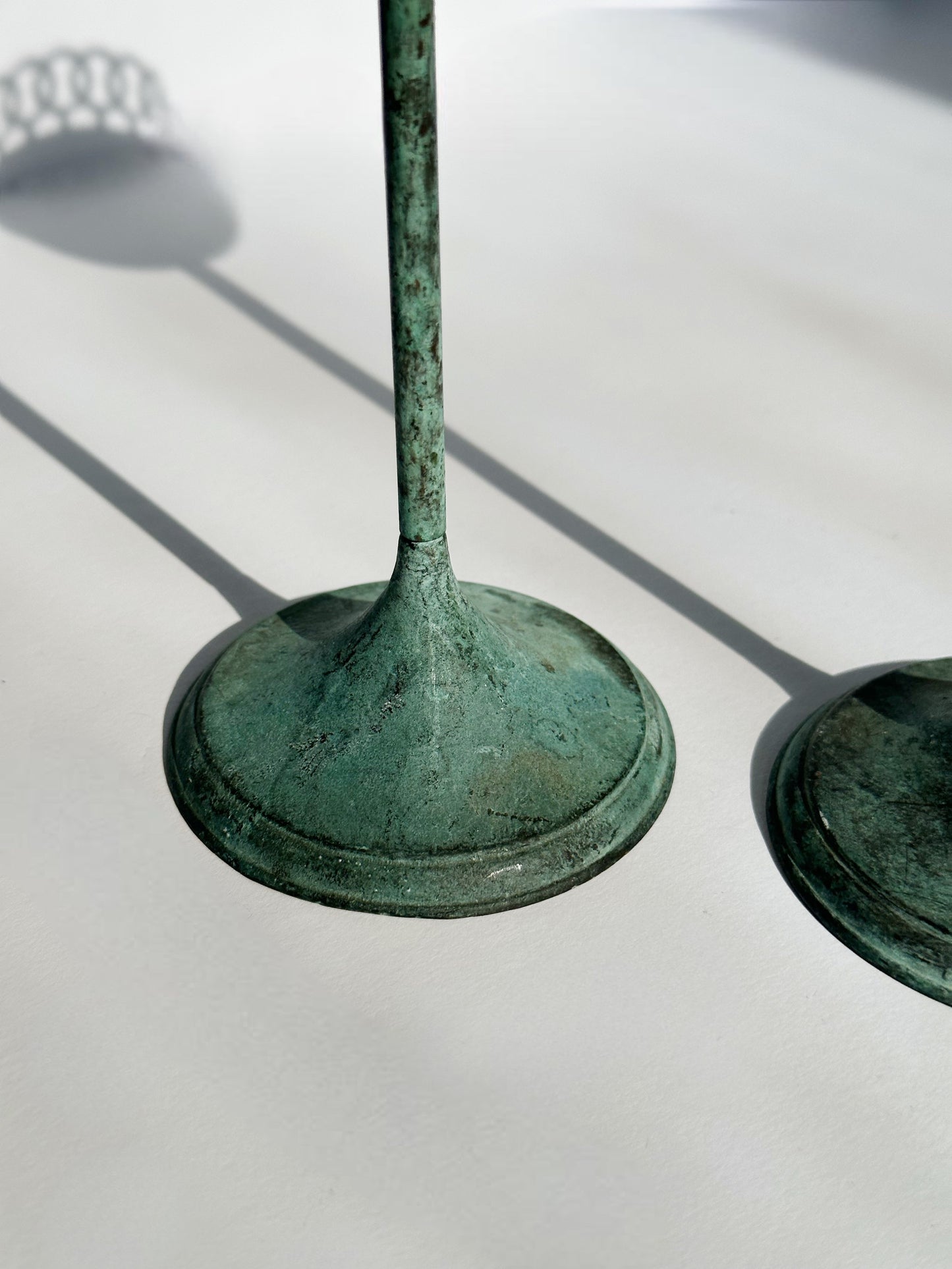 Teal Candleholders