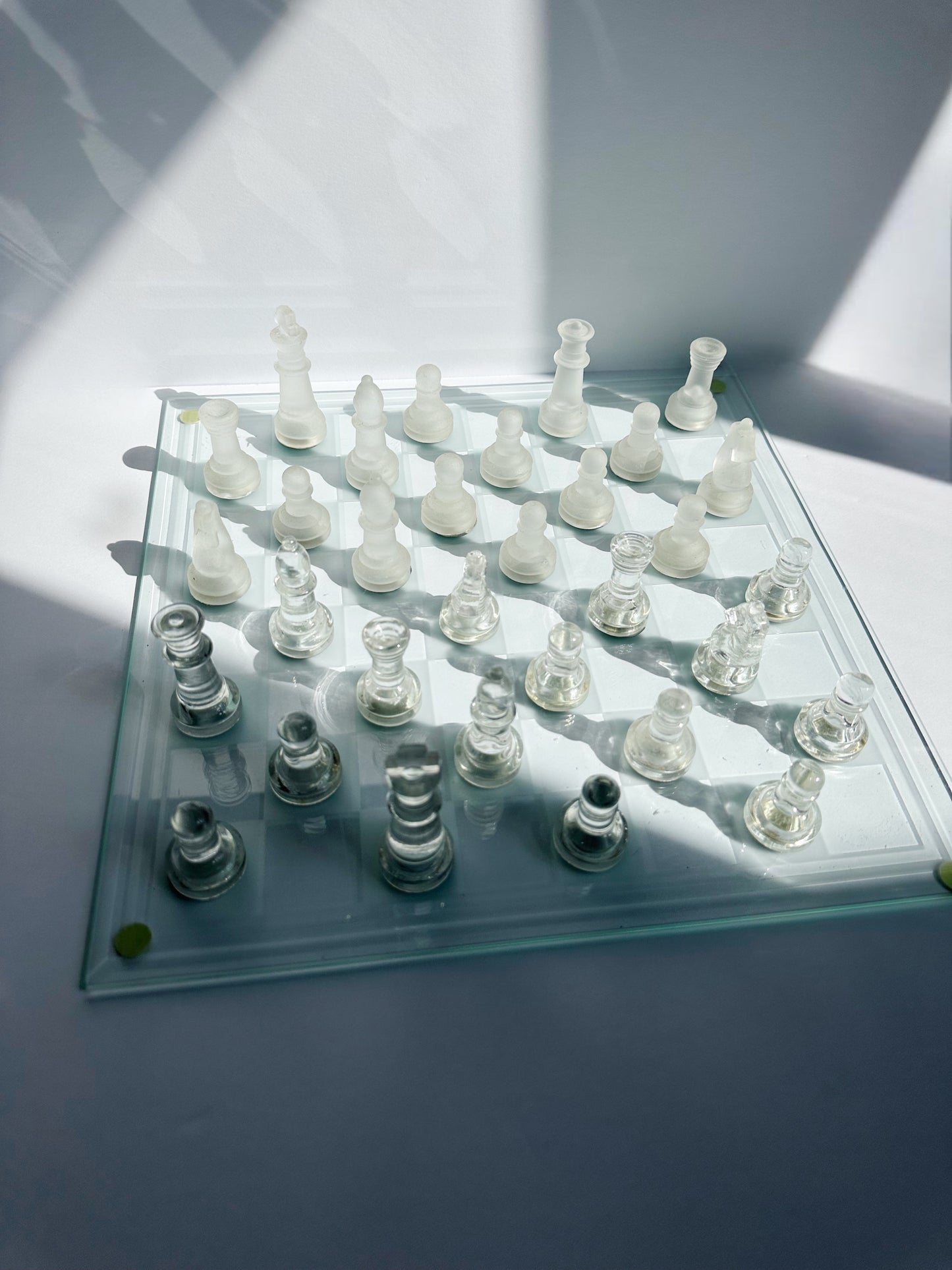 Glass Chess Set