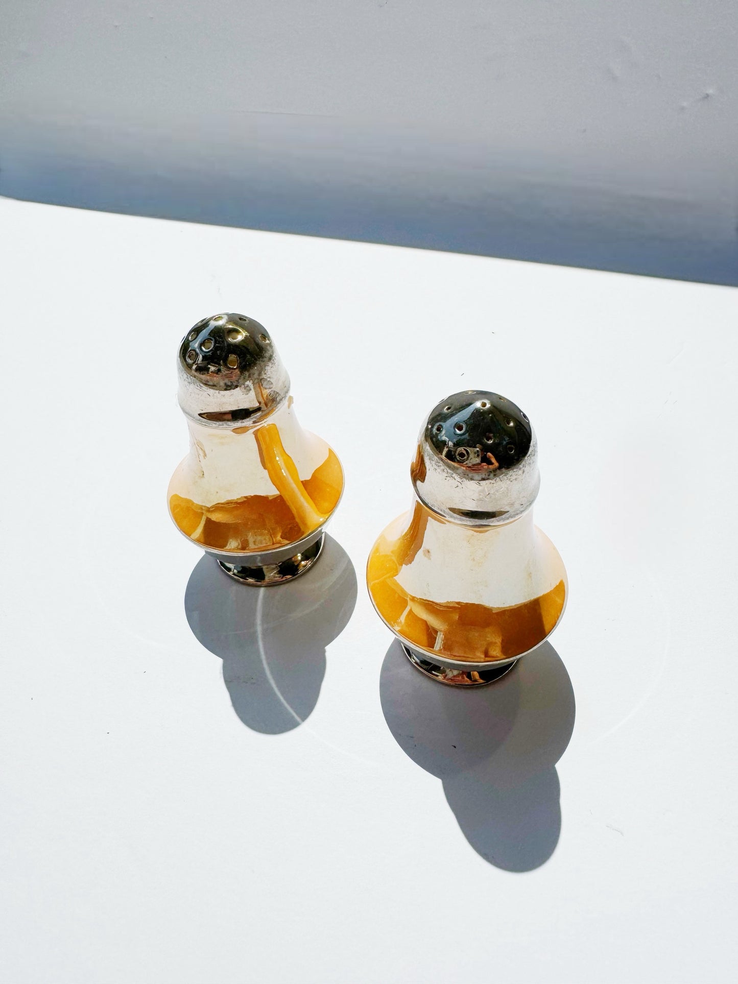Orange Salt & Pepper Shakers