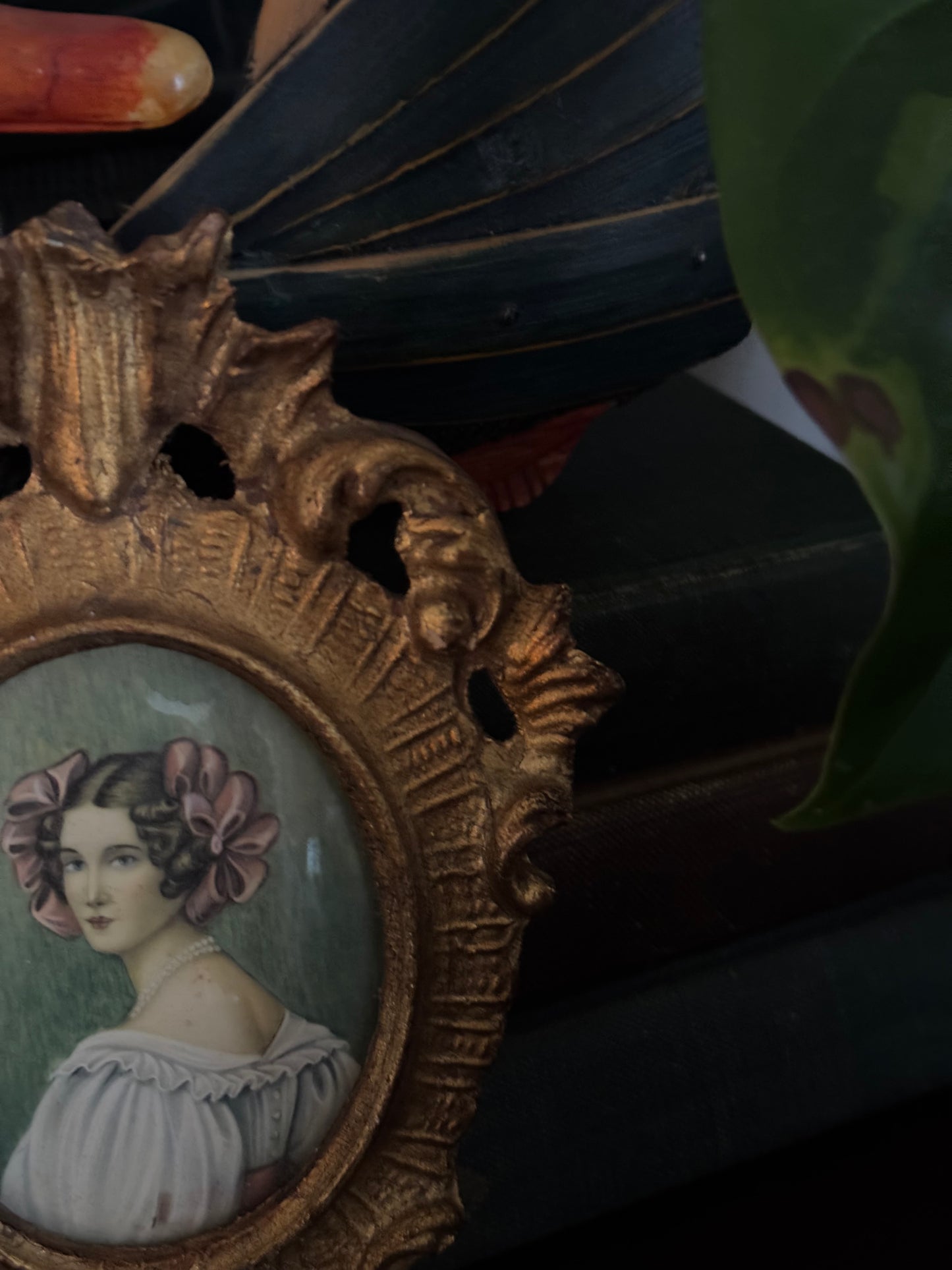 Woman with Bows Italian Artwork
