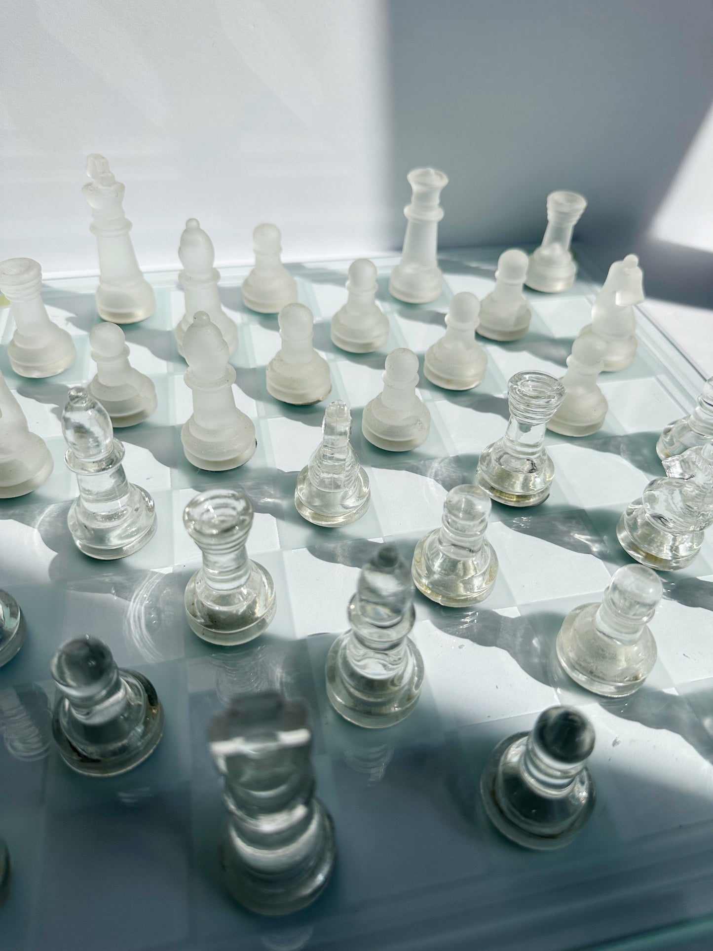 Glass Chess Set