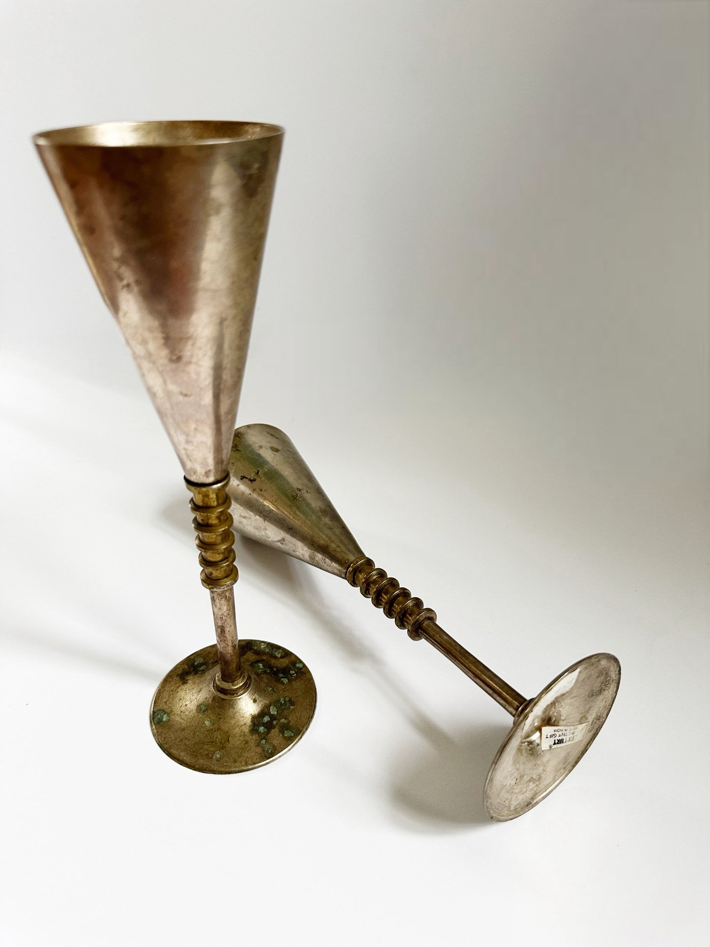 Silver Plated Champagne Flutes