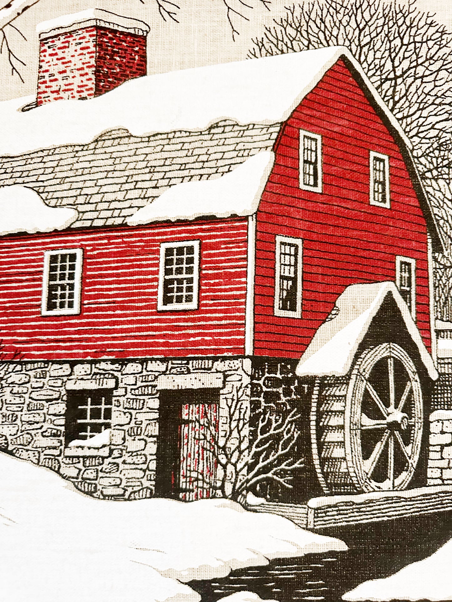 Winter Barn Artwork