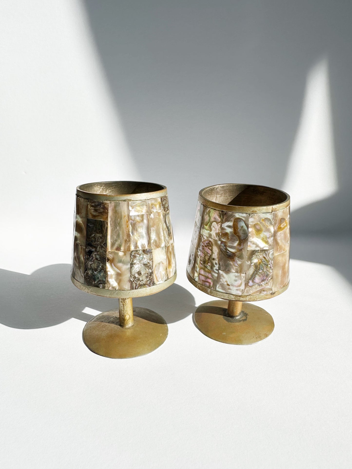 Mother of Pearl Shot Glasses