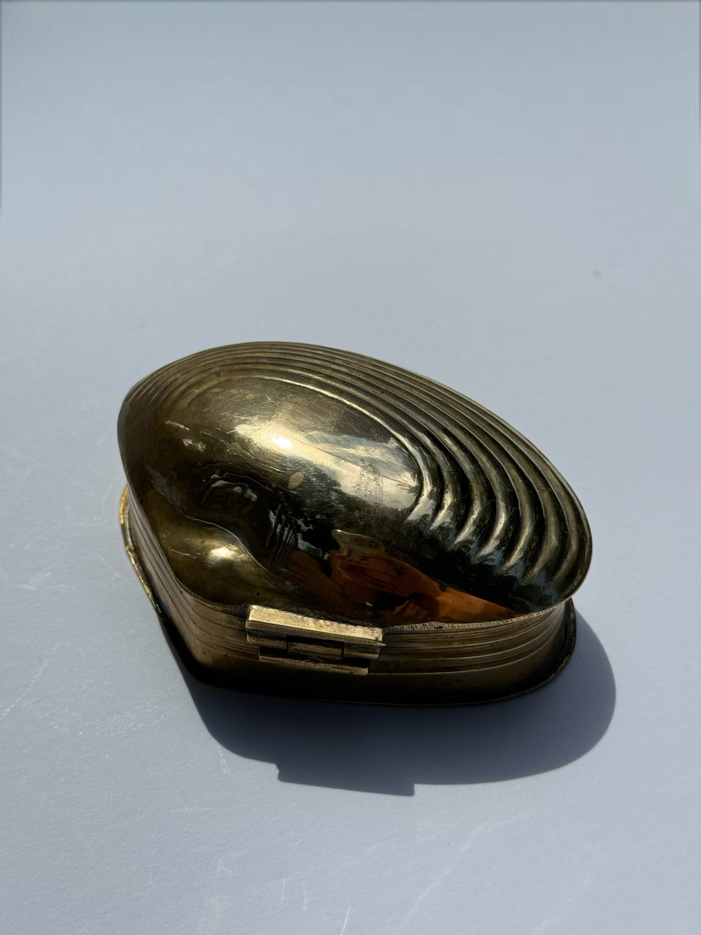 Brass Shell Trinket Box