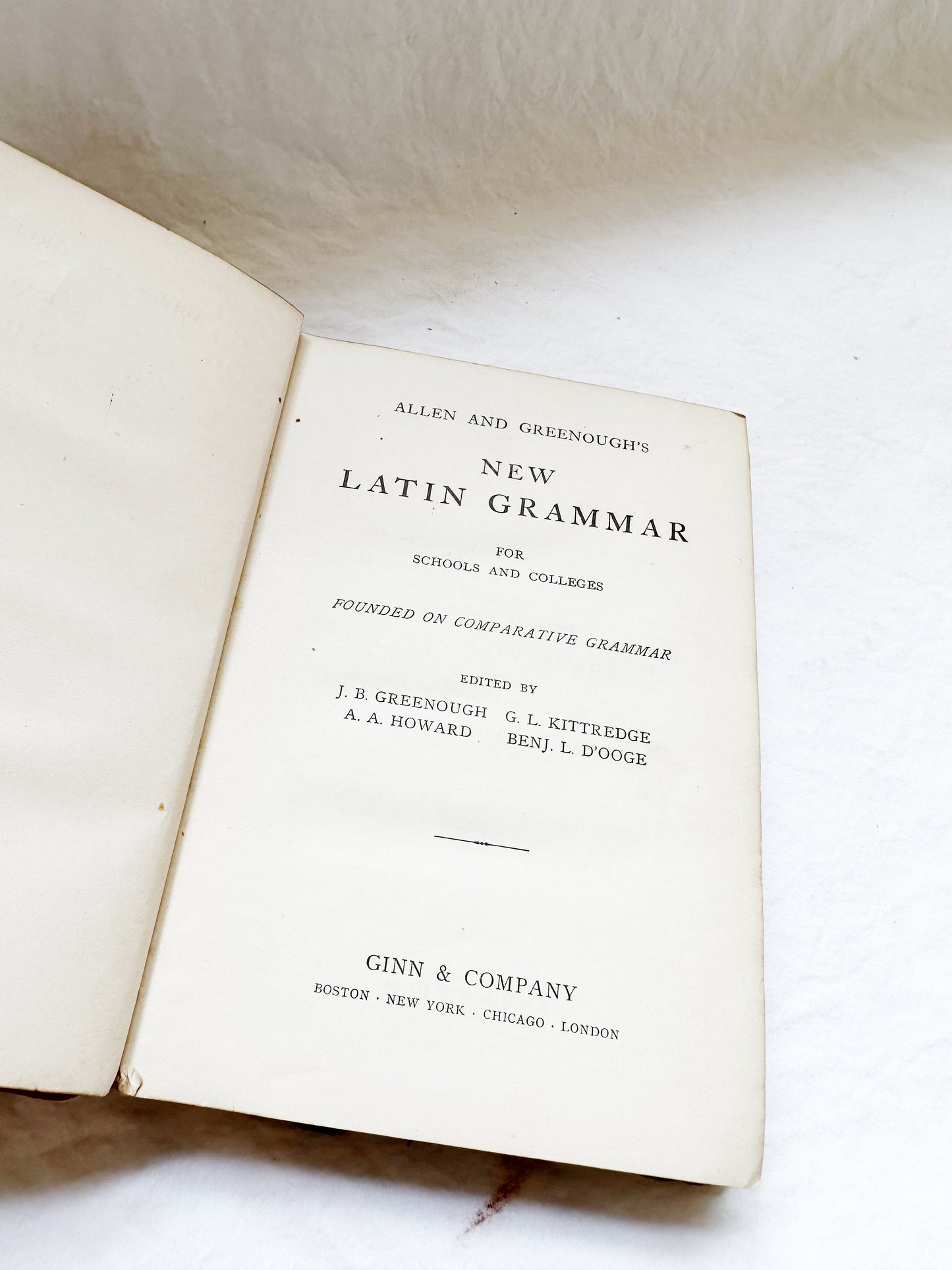 Vintage Book