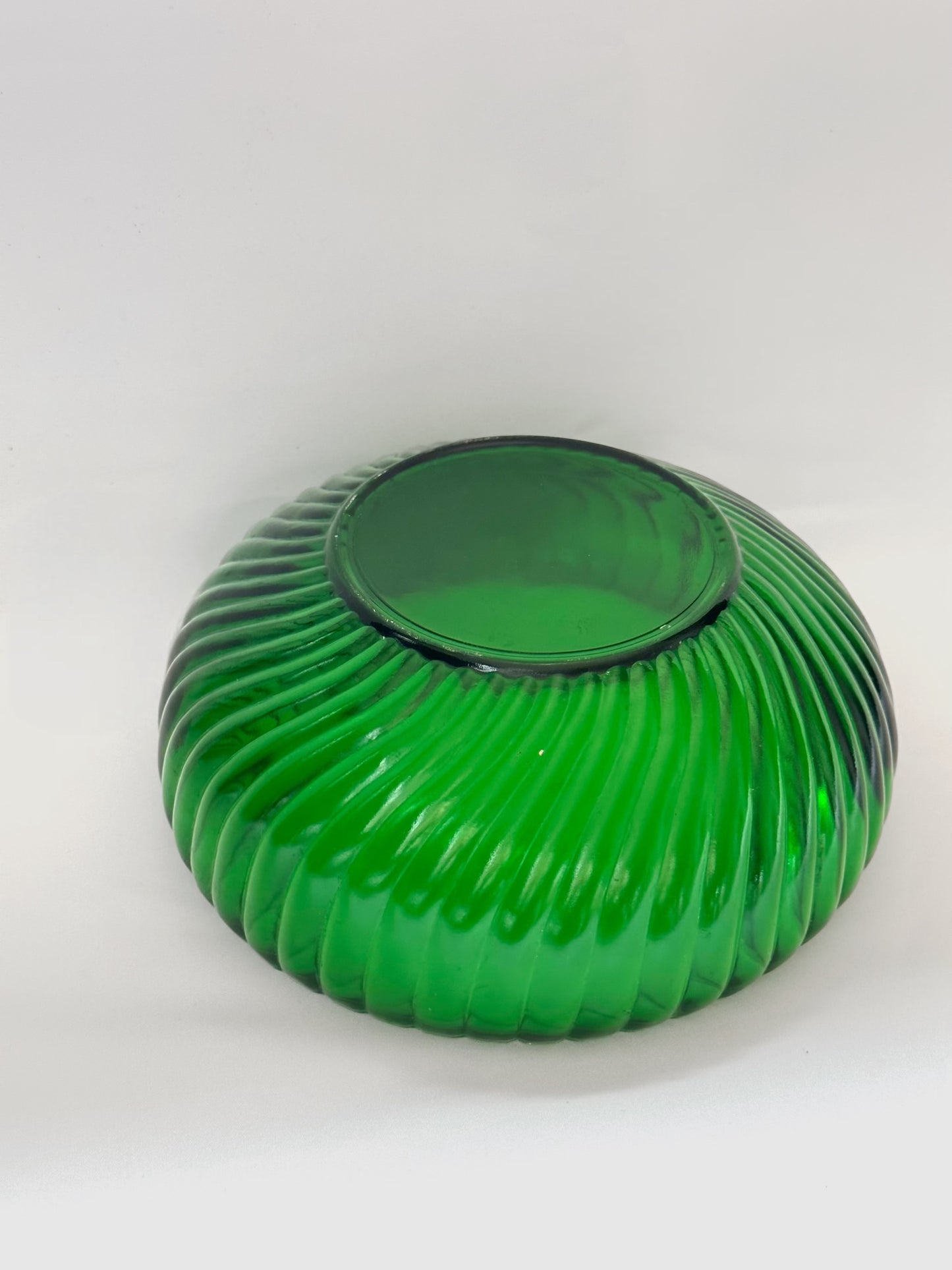 Decorative Emerald Glass Bowl