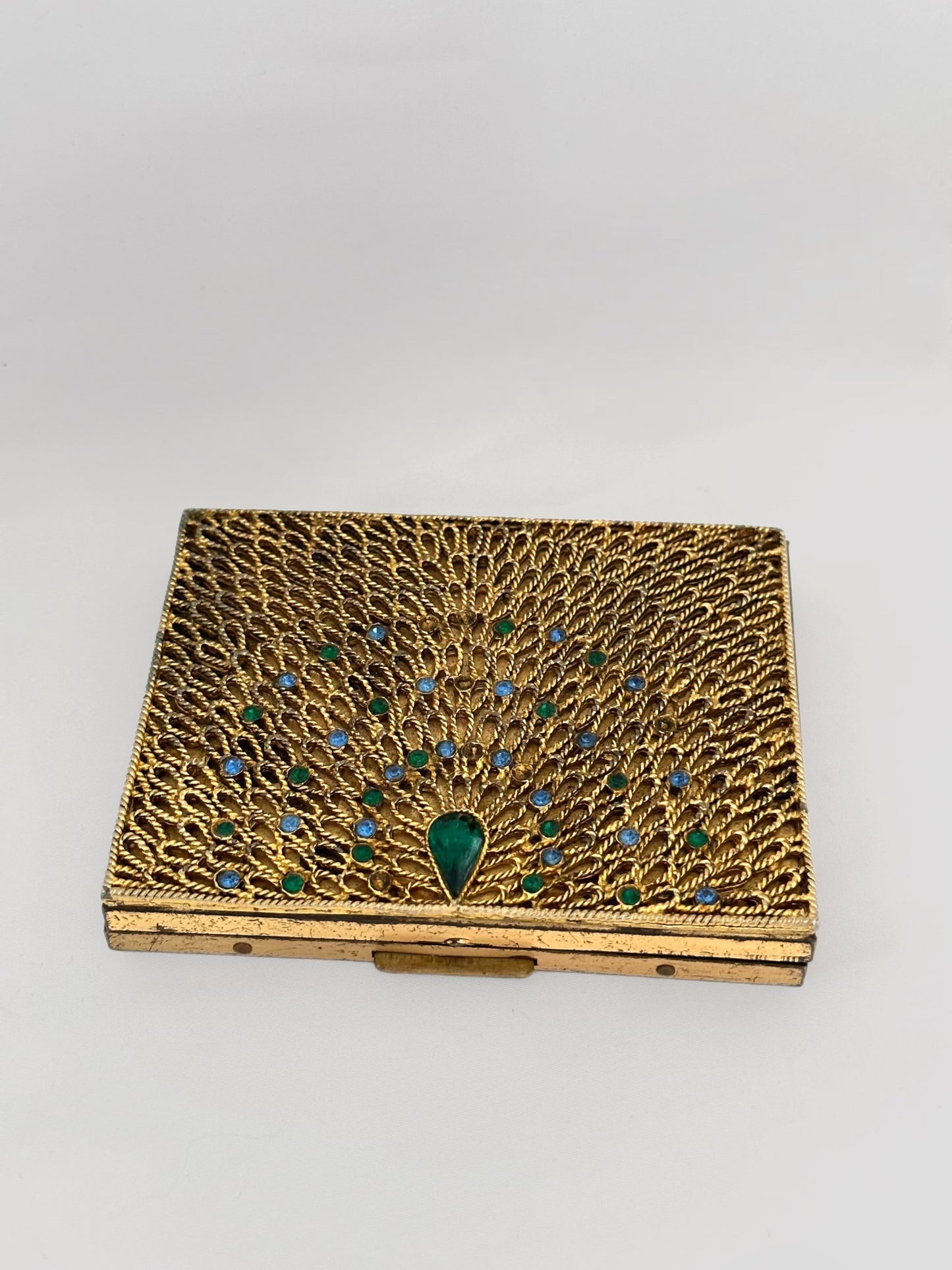 Vintage Rhinestone Cigarette Case