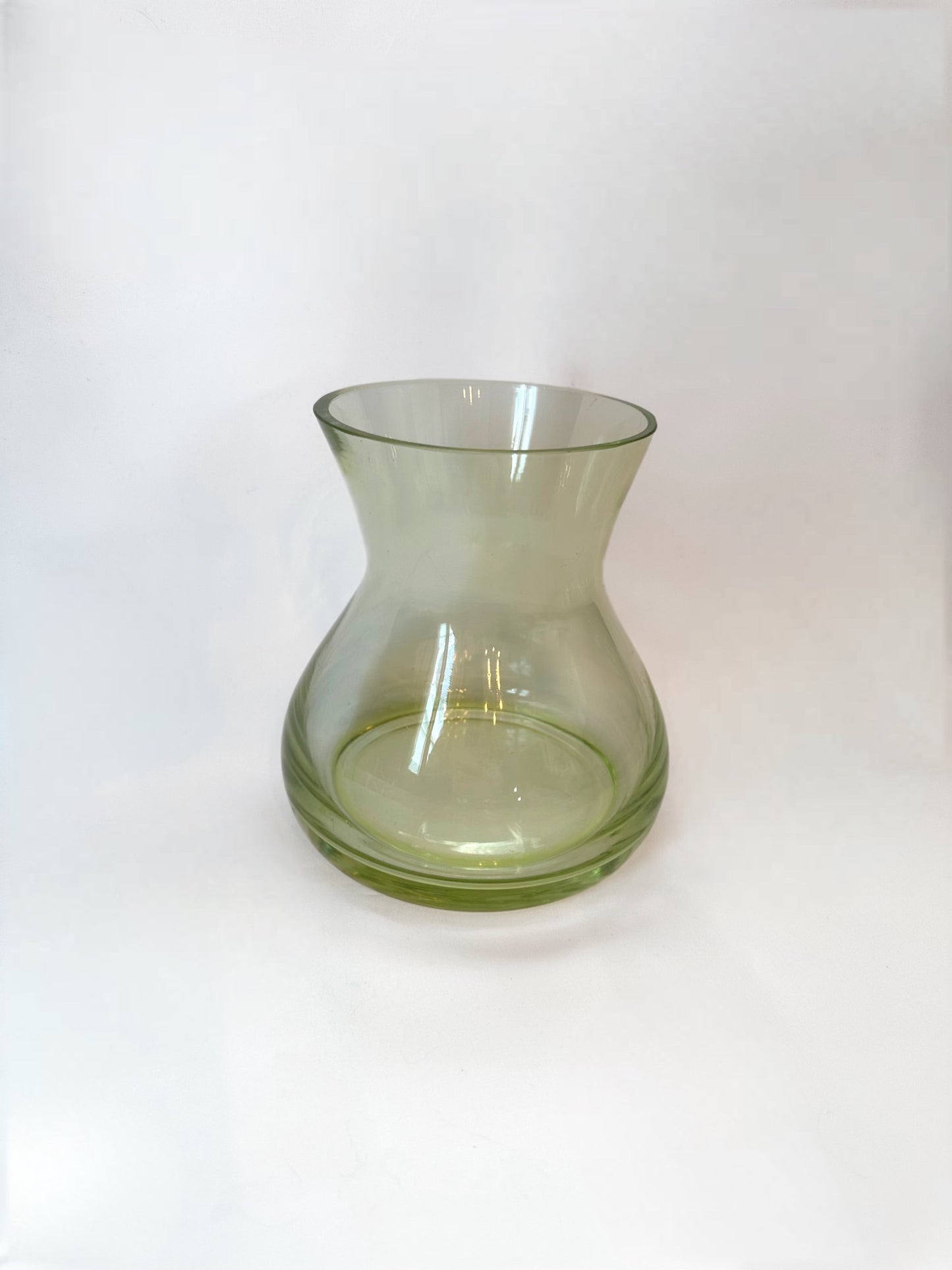 Green Glass Vase
