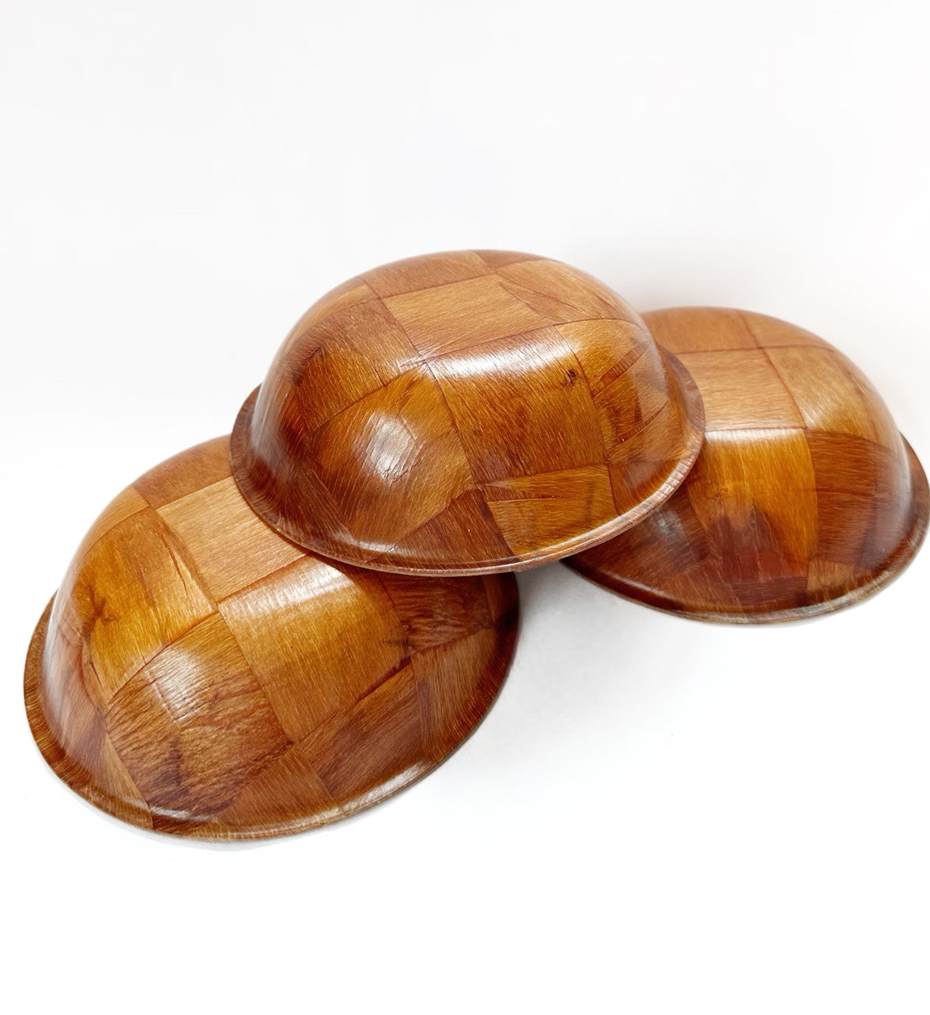 3 Piece Bamboo Bowl Set