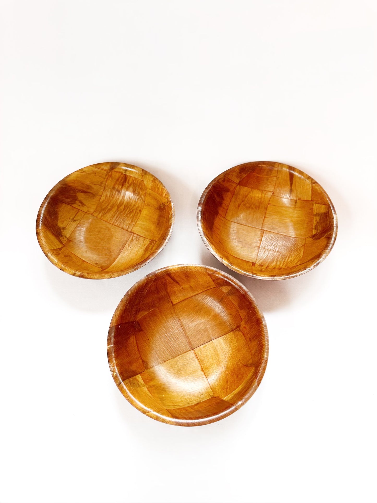 3 Piece Bamboo Bowl Set