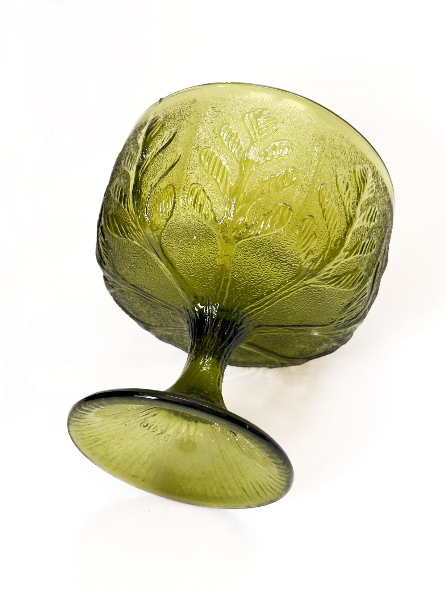 Green Glass Dish