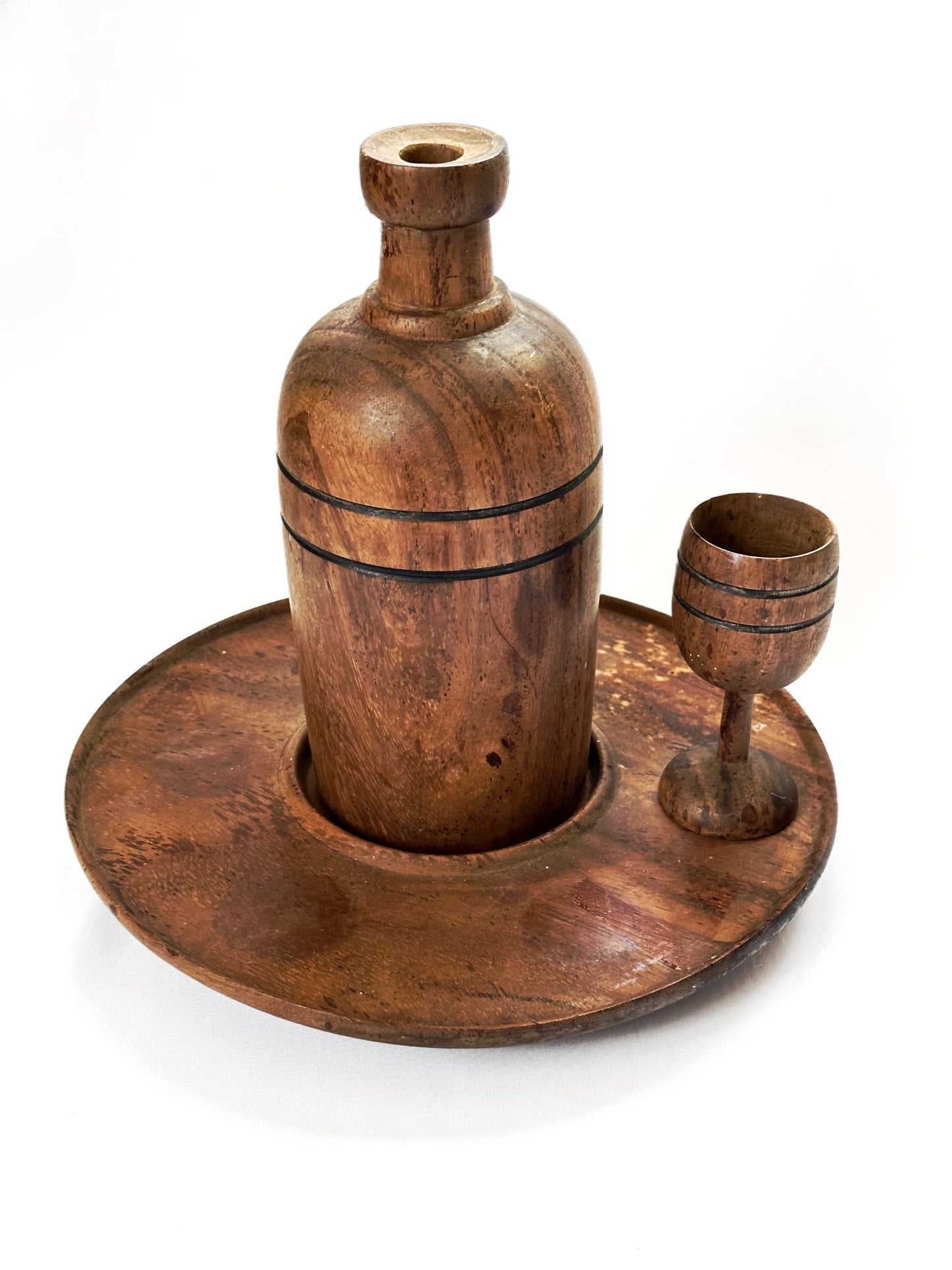 Wooden Decanter Set