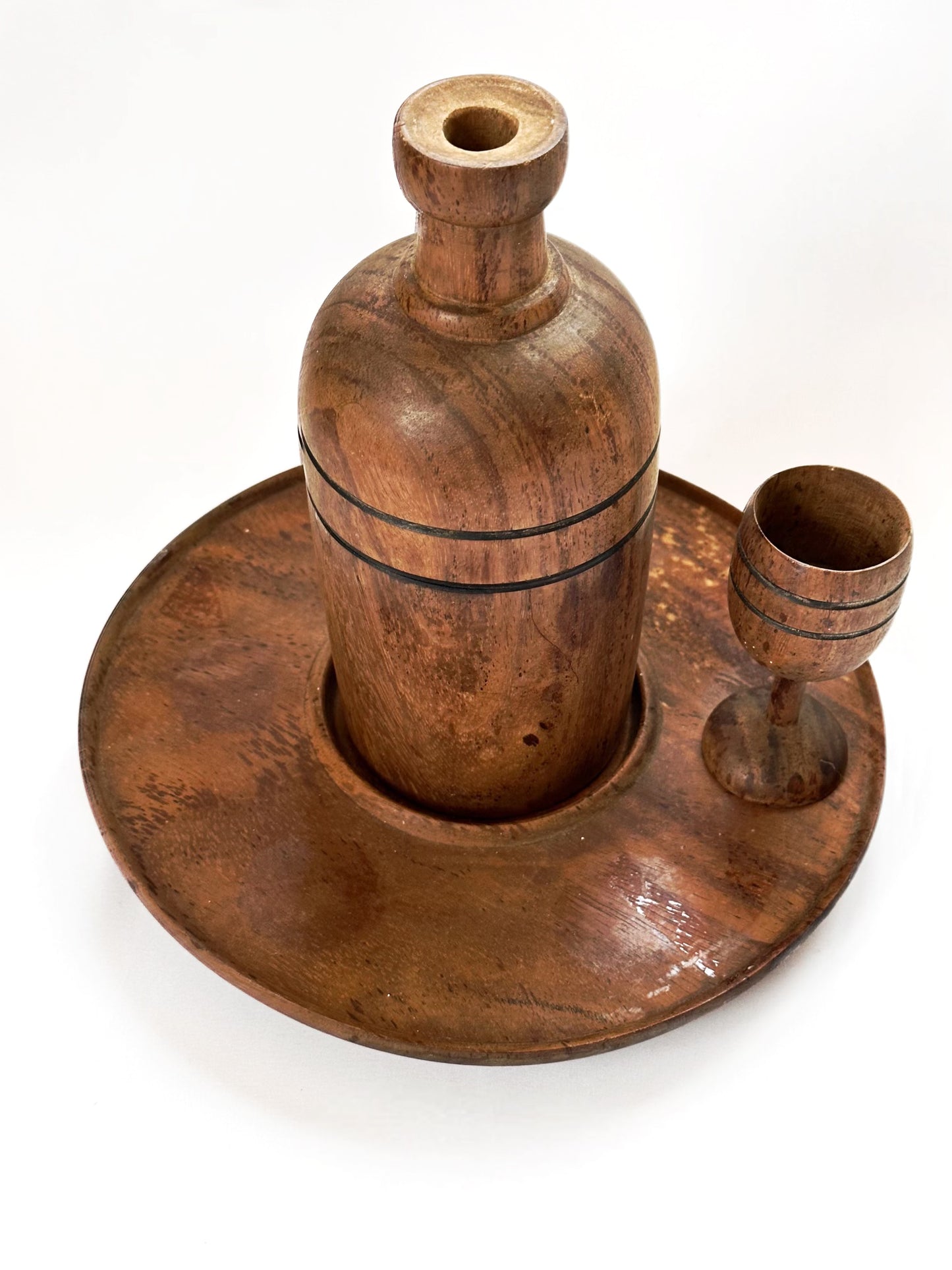 Wooden Decanter Set