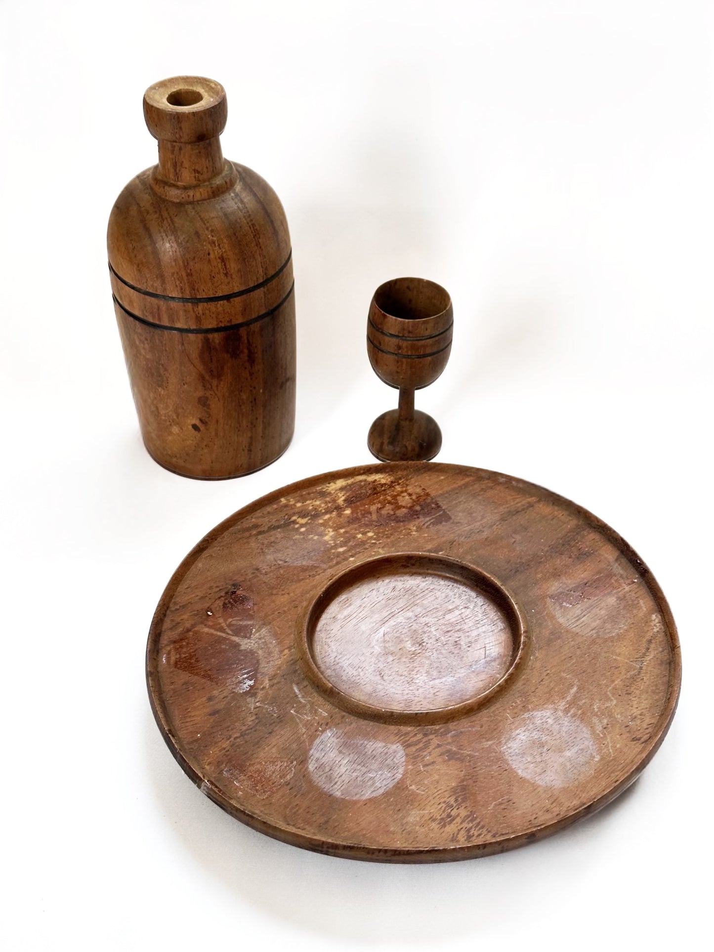 Wooden Decanter Set