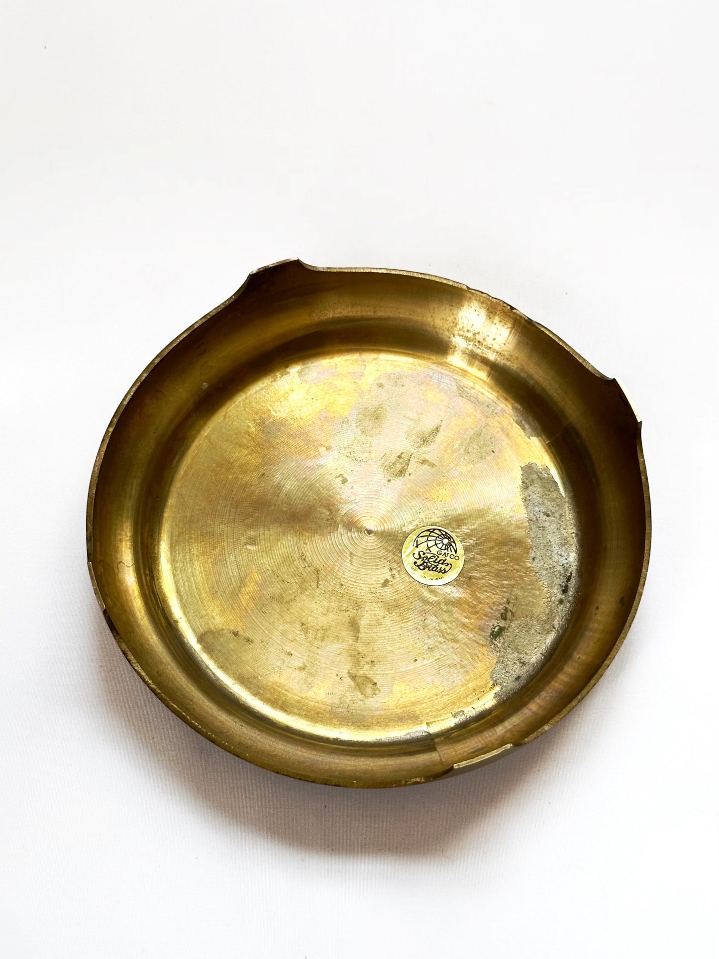 Small Brass Ashtray