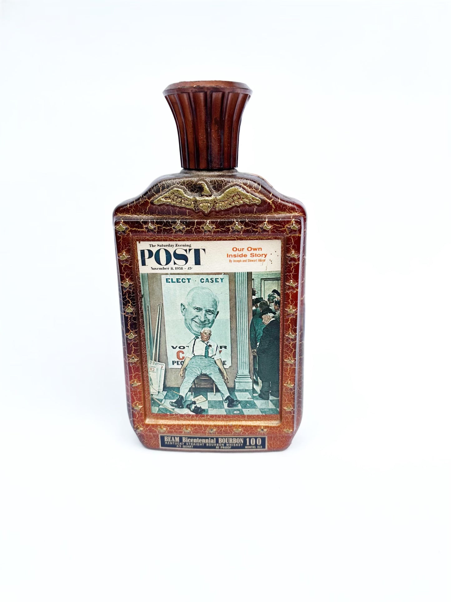 Vintage Beam Bourbon Bottle