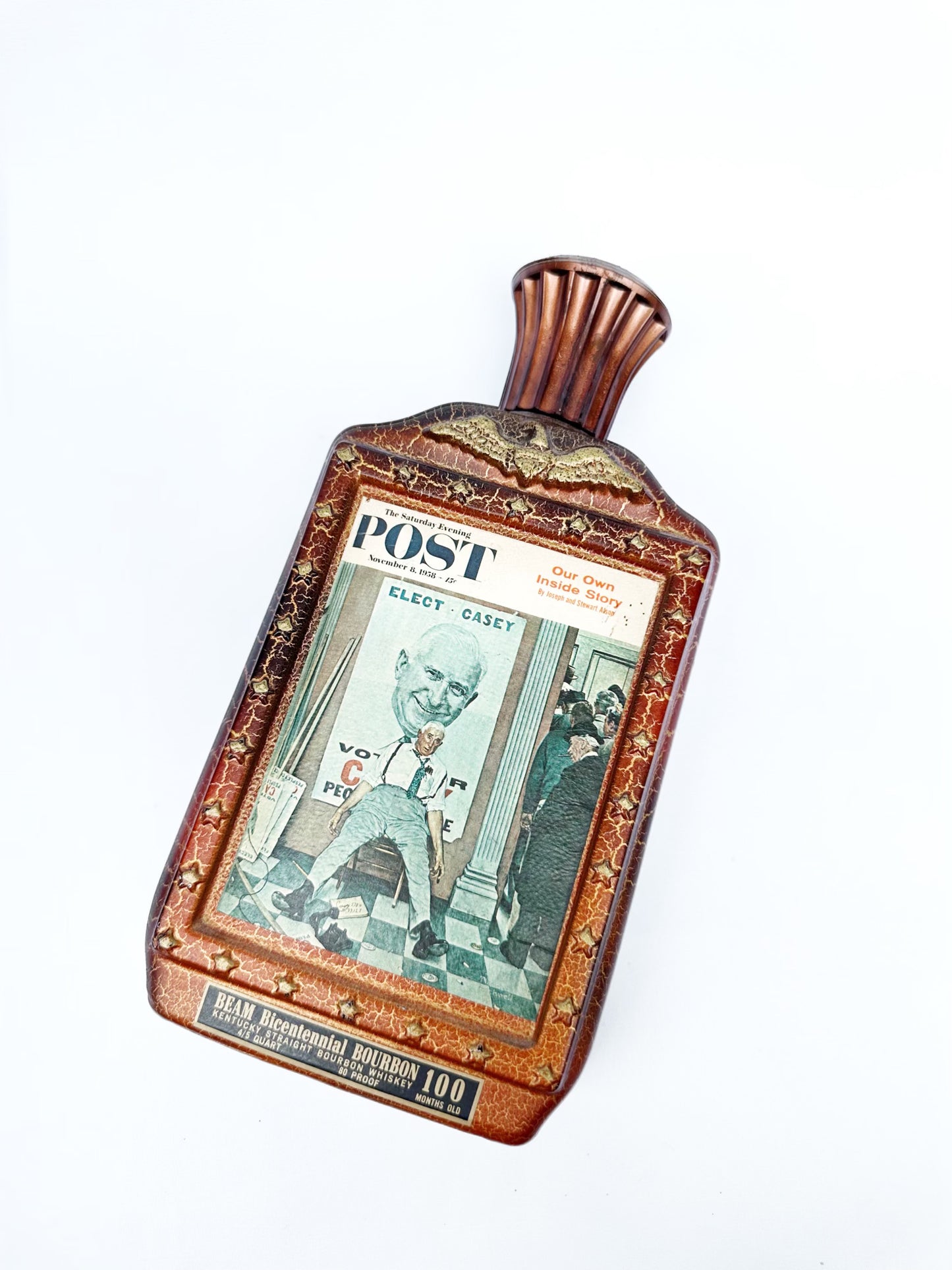 Vintage Beam Bourbon Bottle