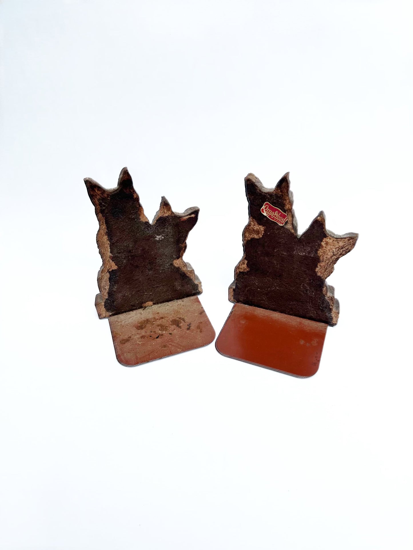 Wooden Scottish Terrier Bookends
