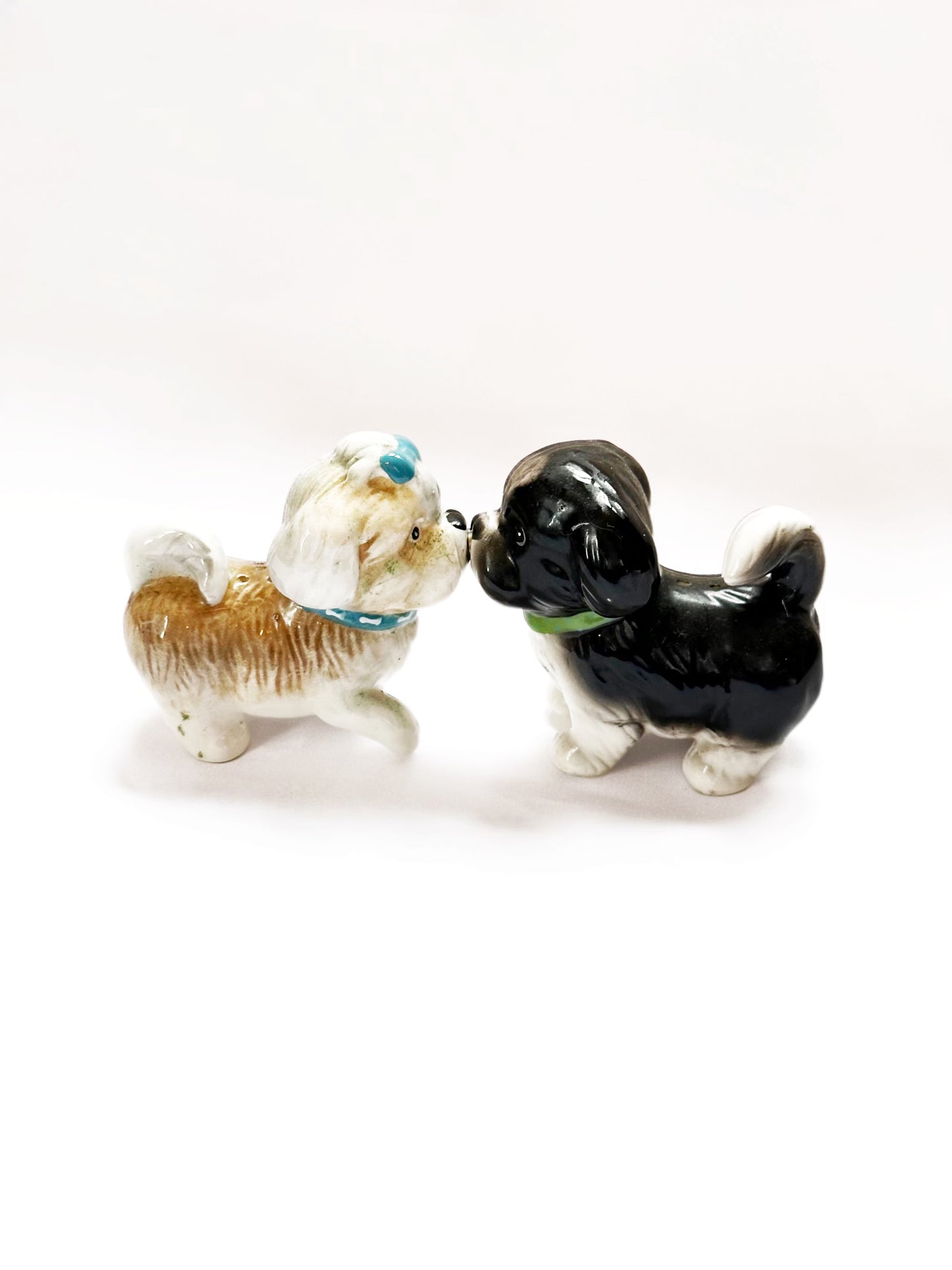 Kissing Dog Salt & Pepper Shakers