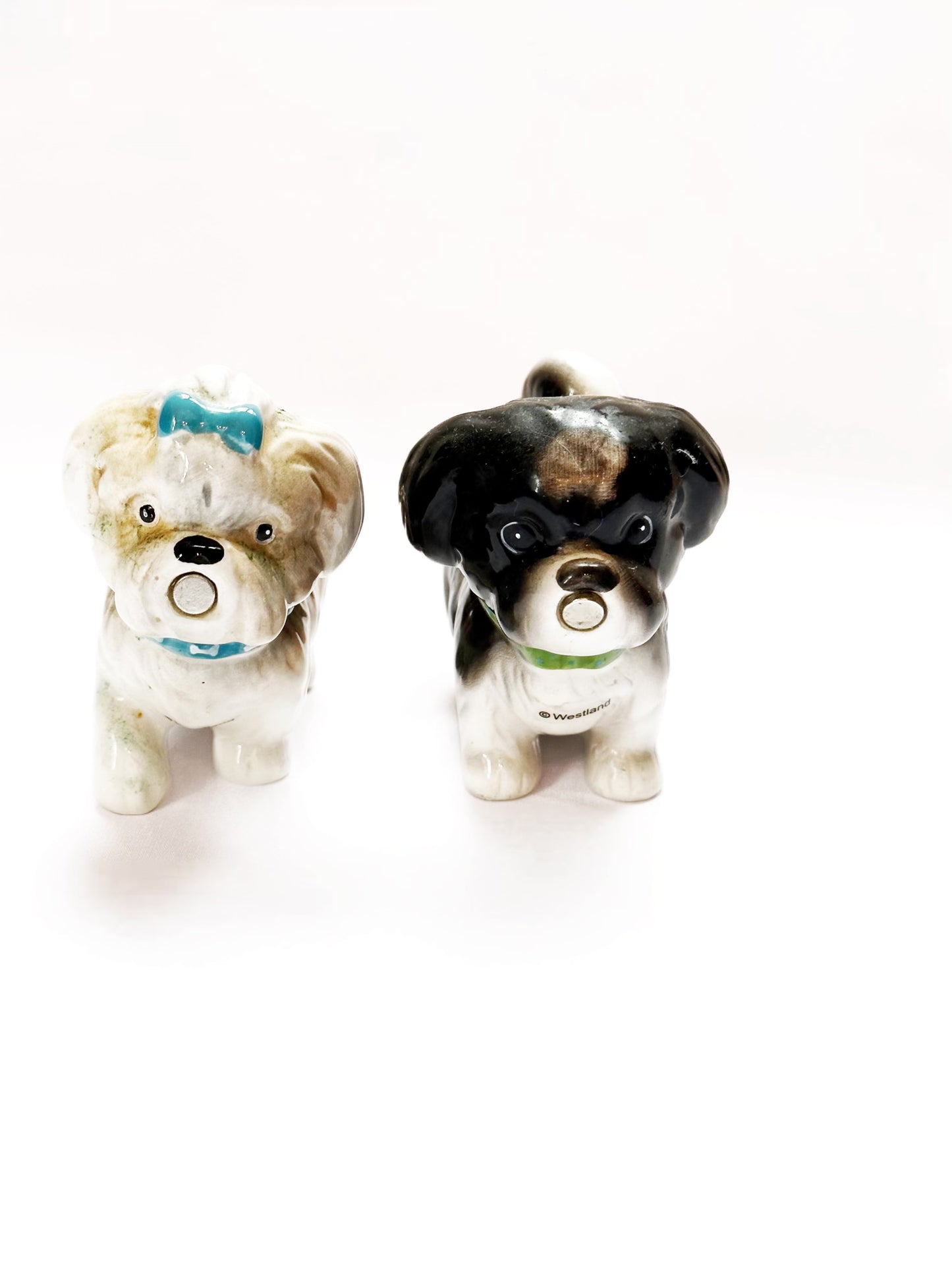 Kissing Dog Salt & Pepper Shakers