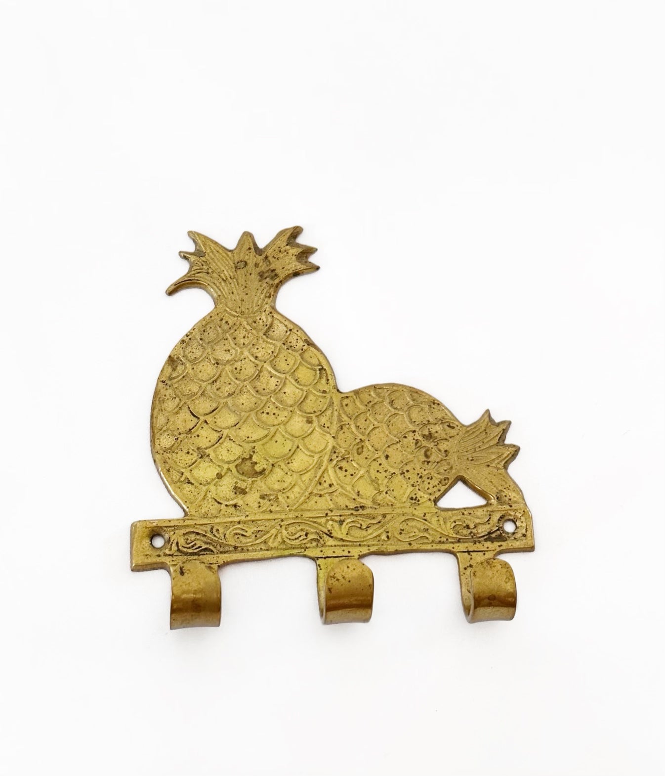Brass Pineapple Wall Hook
