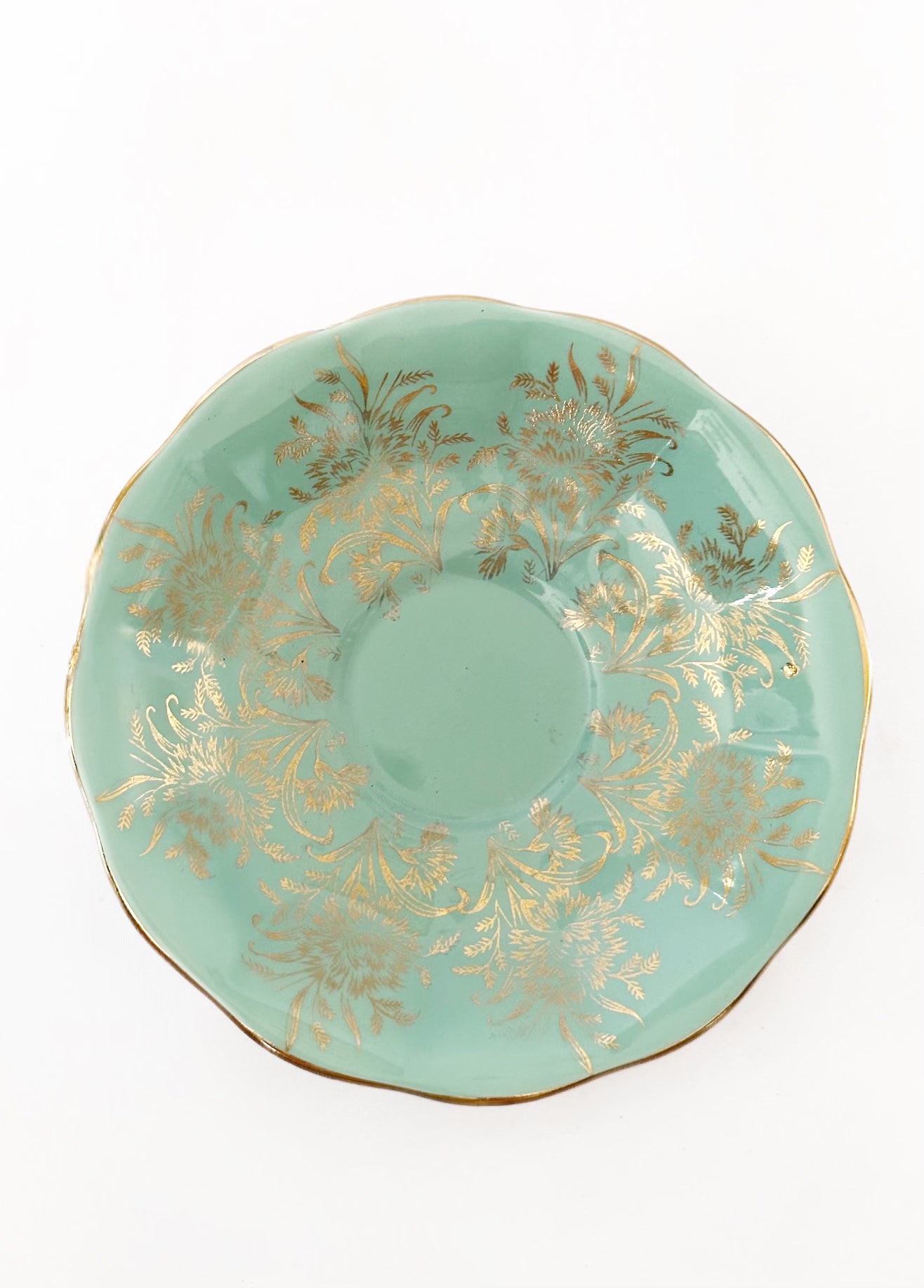 Blue Teacup & Saucer