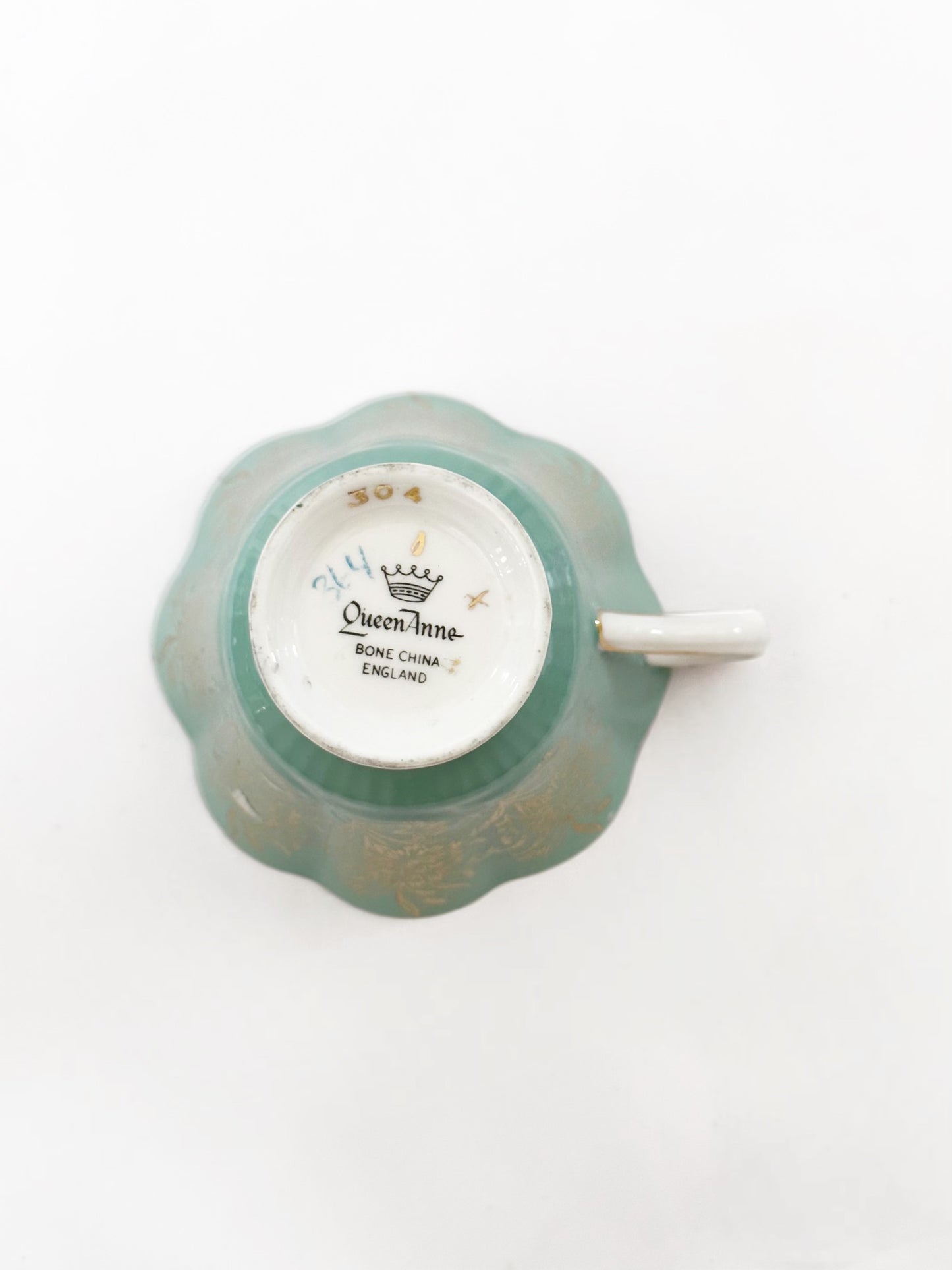 Blue Teacup & Saucer